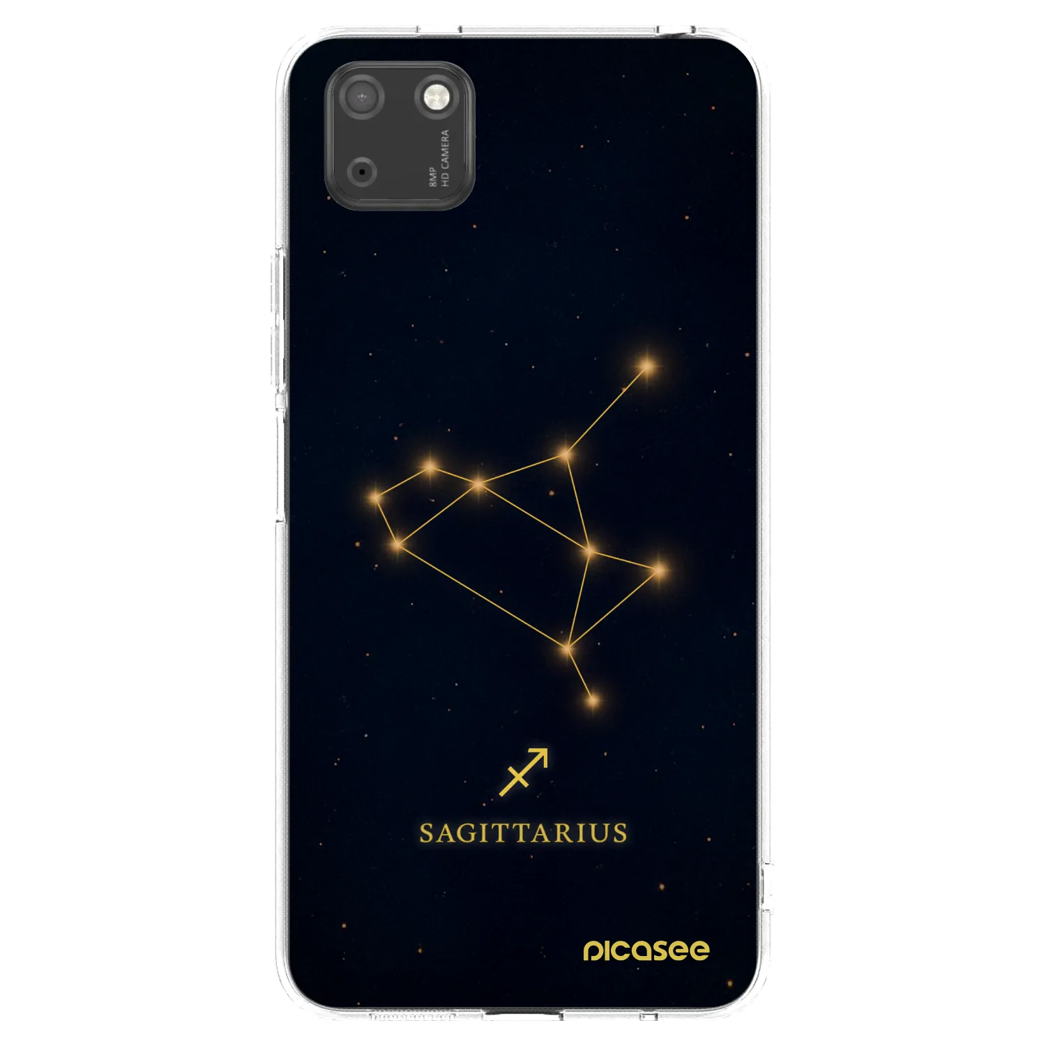 Picasee silikonový průhledný obal pro Huawei Y5P - SAGITTARIUS