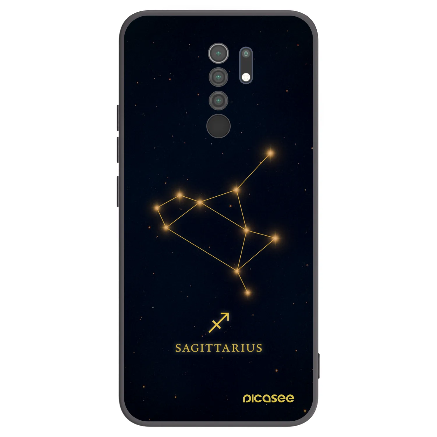 Picasee silikonový černý obal pro Xiaomi Redmi 9 - SAGITTARIUS