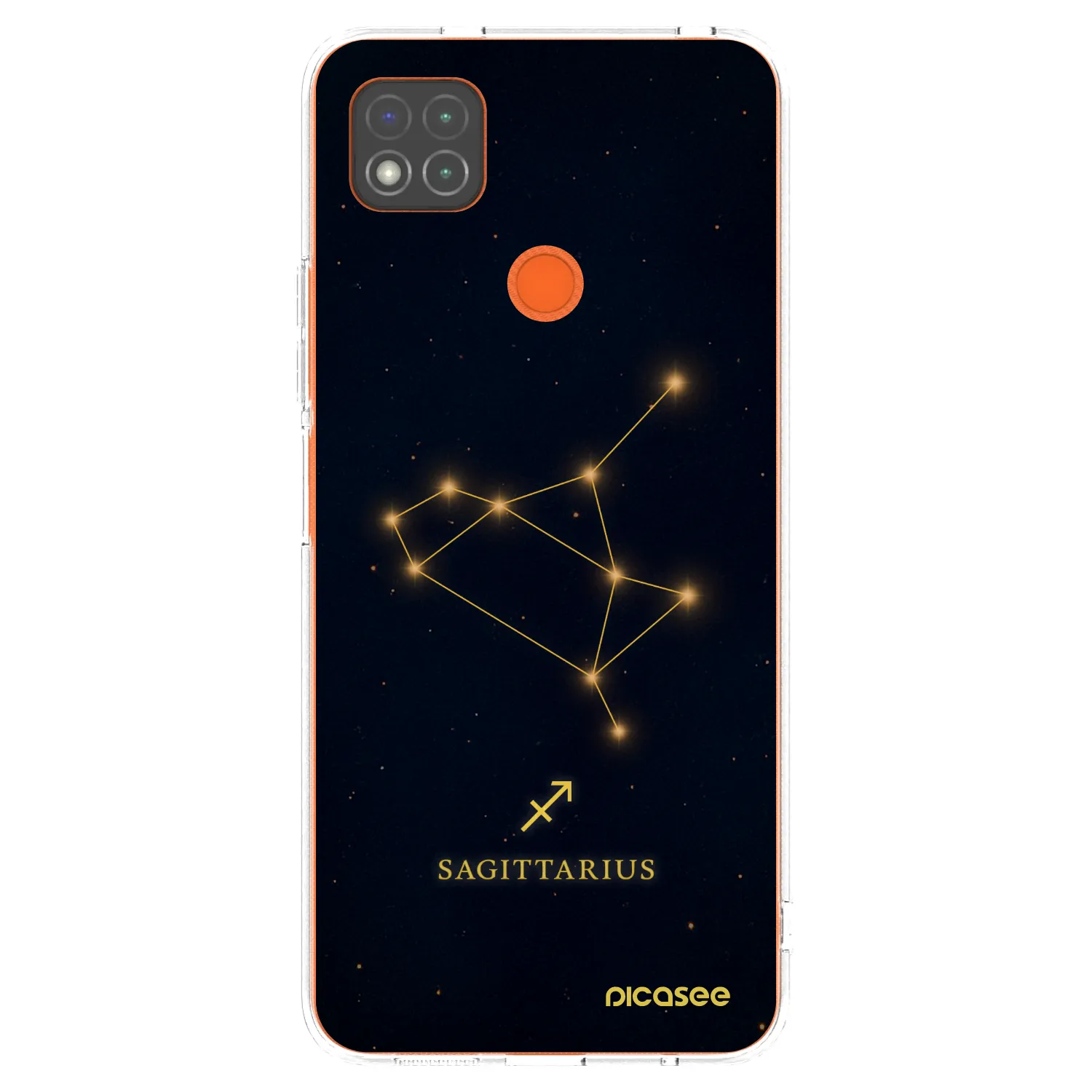 Picasee silikonový průhledný obal pro Xiaomi Redmi 9C - SAGITTARIUS