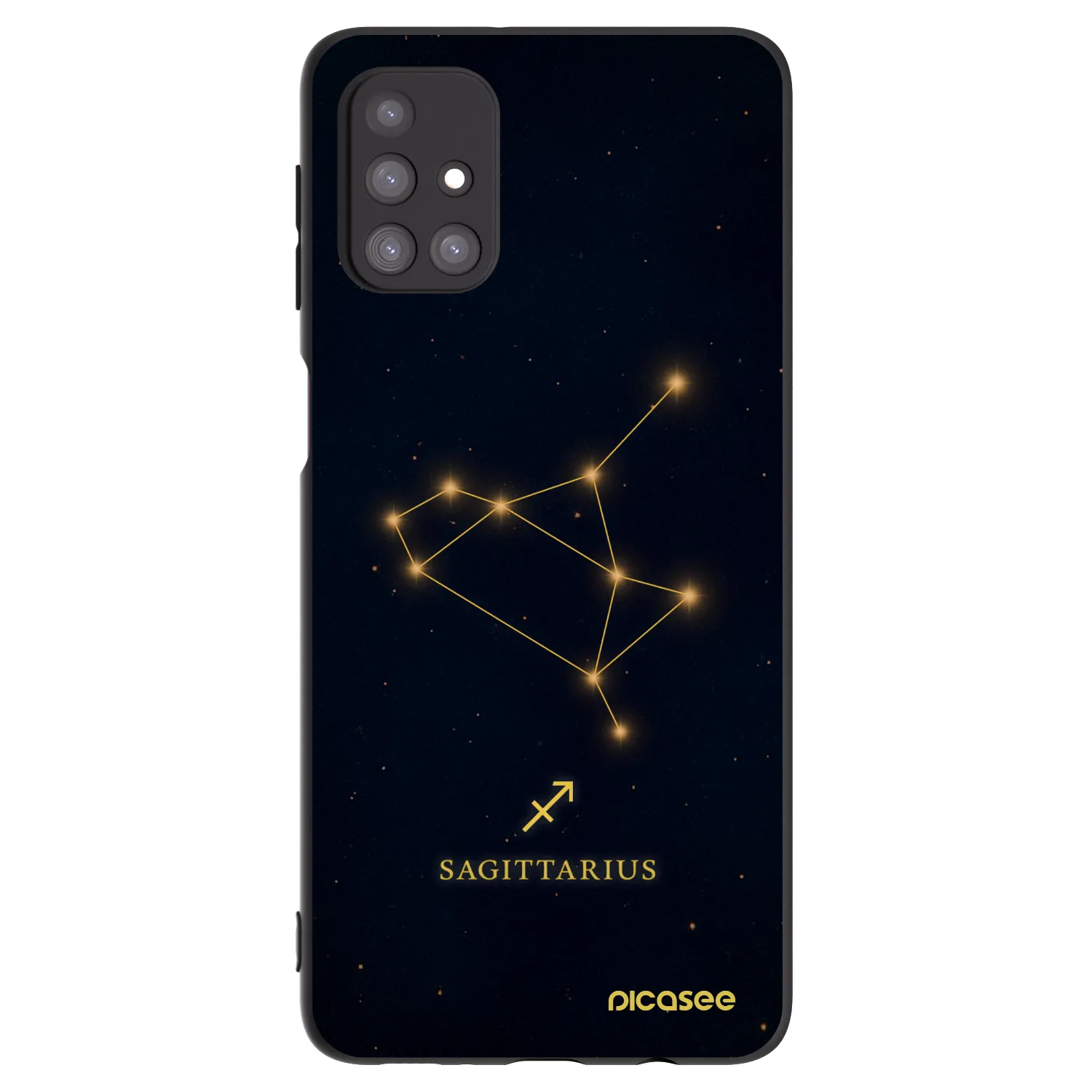 Picasee silikonový černý obal pro Samsung Galaxy M31s - SAGITTARIUS