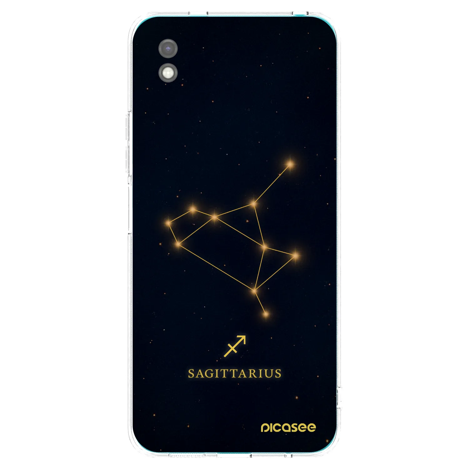 Picasee silikonový černý obal pro Xiaomi Redmi 9A - SAGITTARIUS