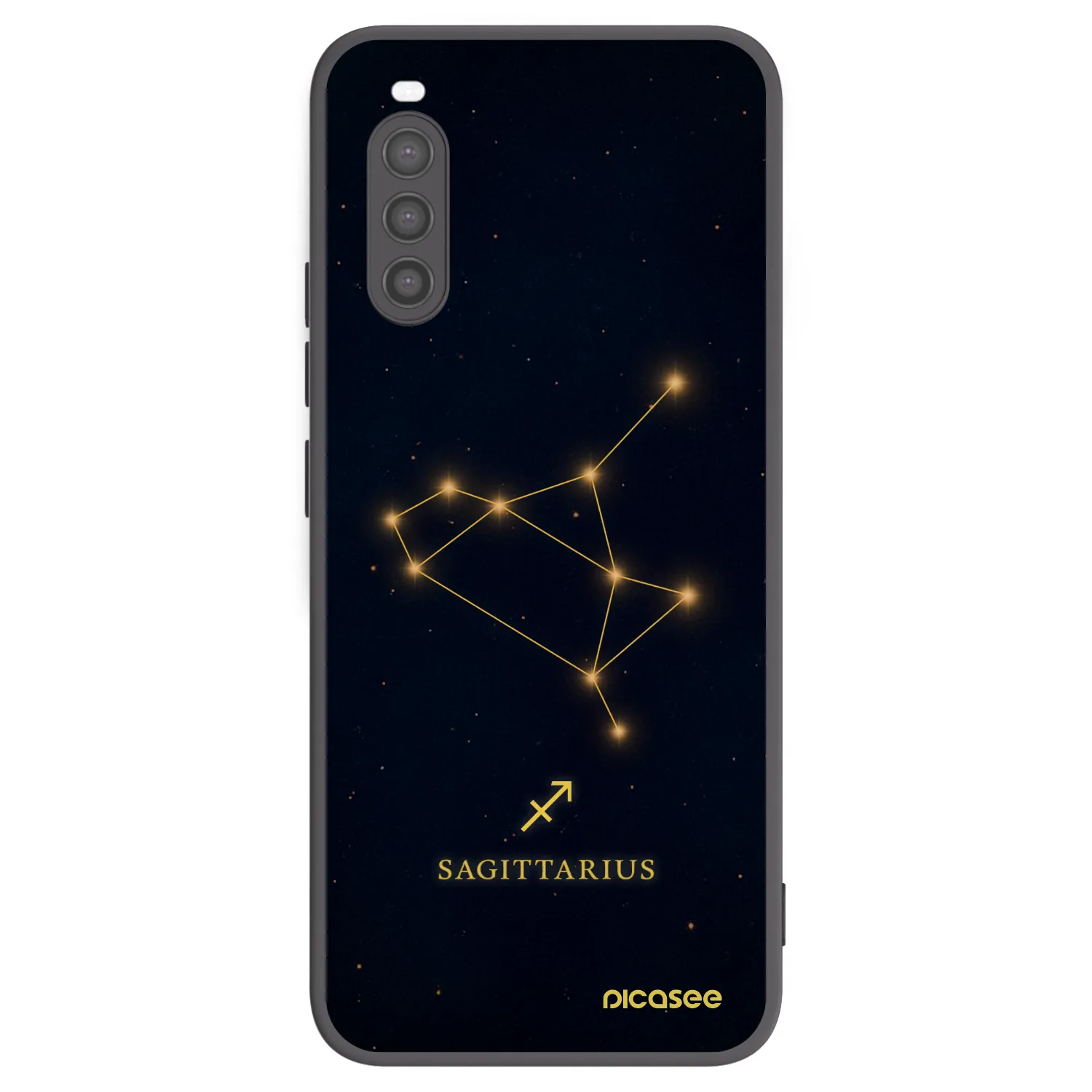 Picasee silikonový černý obal pro Sony Xperia 10 II - SAGITTARIUS
