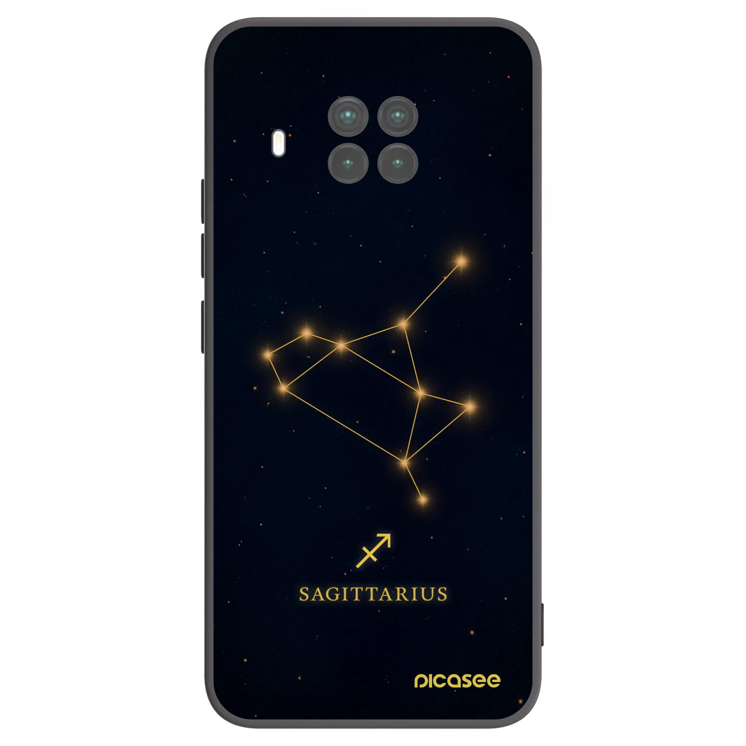 Picasee silikonový černý obal pro Xiaomi Mi 10T Lite - SAGITTARIUS