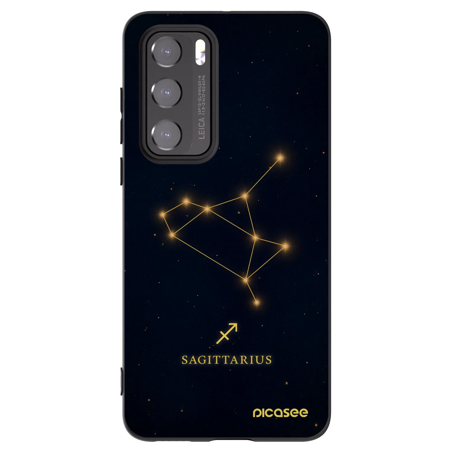 Picasee silikonový černý obal pro Huawei P40 - SAGITTARIUS