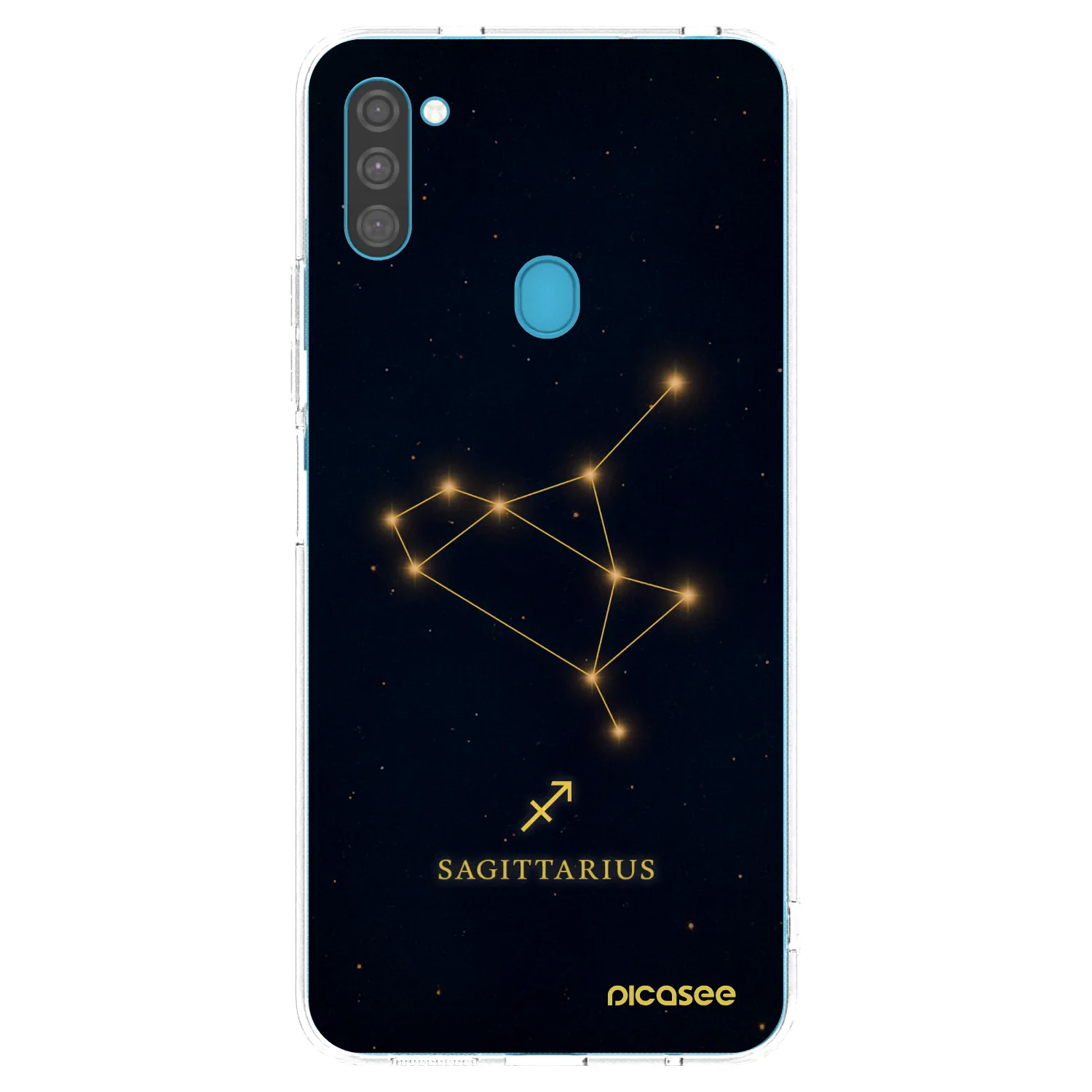 Picasee silikonový průhledný obal pro Samsung Galaxy M11 - SAGITTARIUS