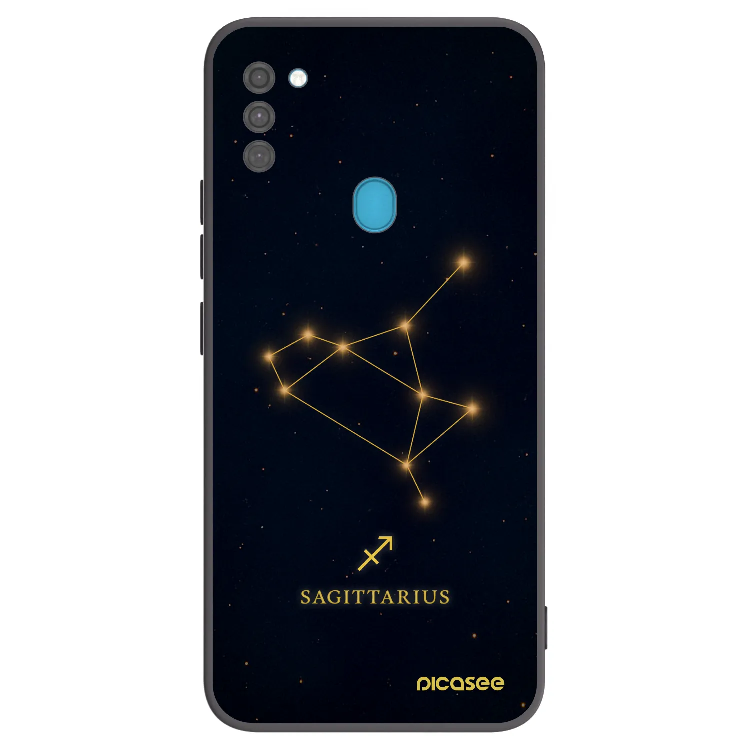 Picasee silikonový černý obal pro Samsung Galaxy M11 - SAGITTARIUS
