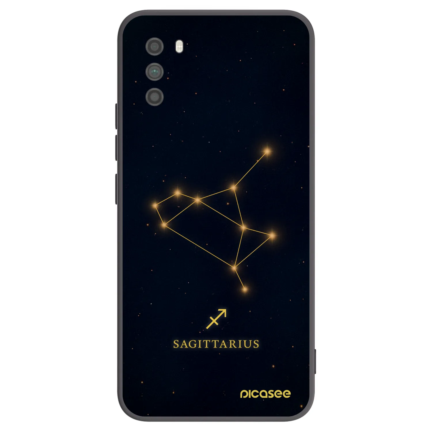 Picasee silikonový černý obal pro Xiaomi Poco M3 - SAGITTARIUS