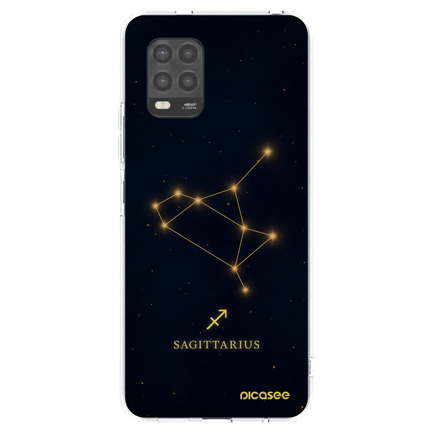 Picasee silikonový průhledný obal pro Xiaomi Mi 10 Lite - SAGITTARIUS