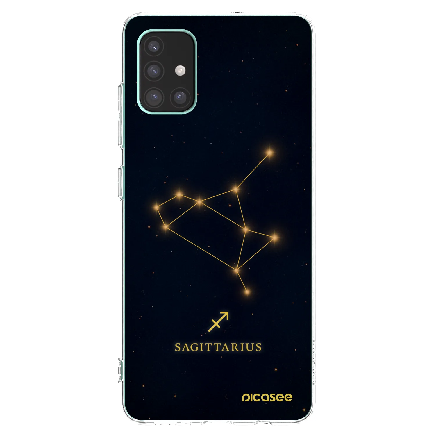 Picasee silikonový průhledný obal pro Samsung Galaxy M51 M515F - SAGITTARIUS