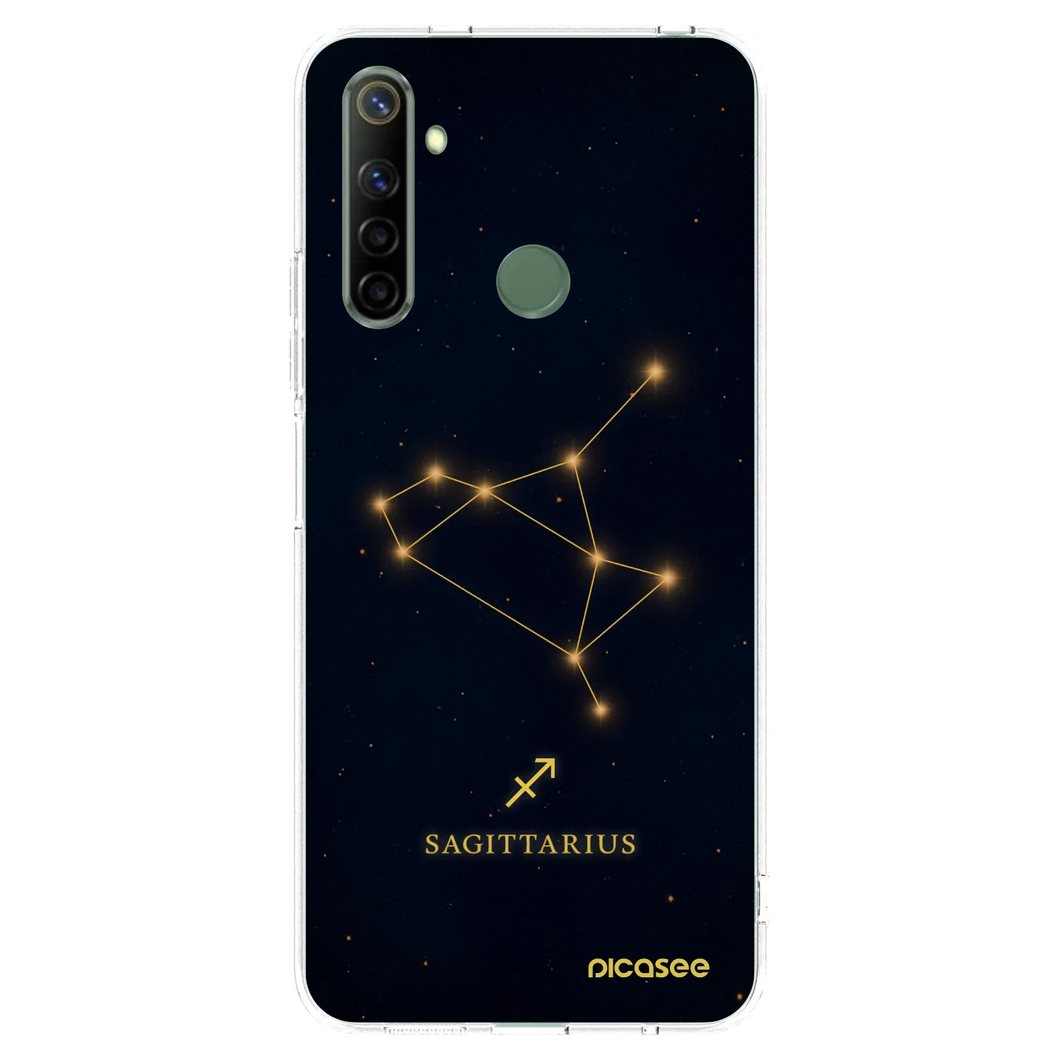 Picasee silikonový průhledný obal pro Realme 6i - SAGITTARIUS