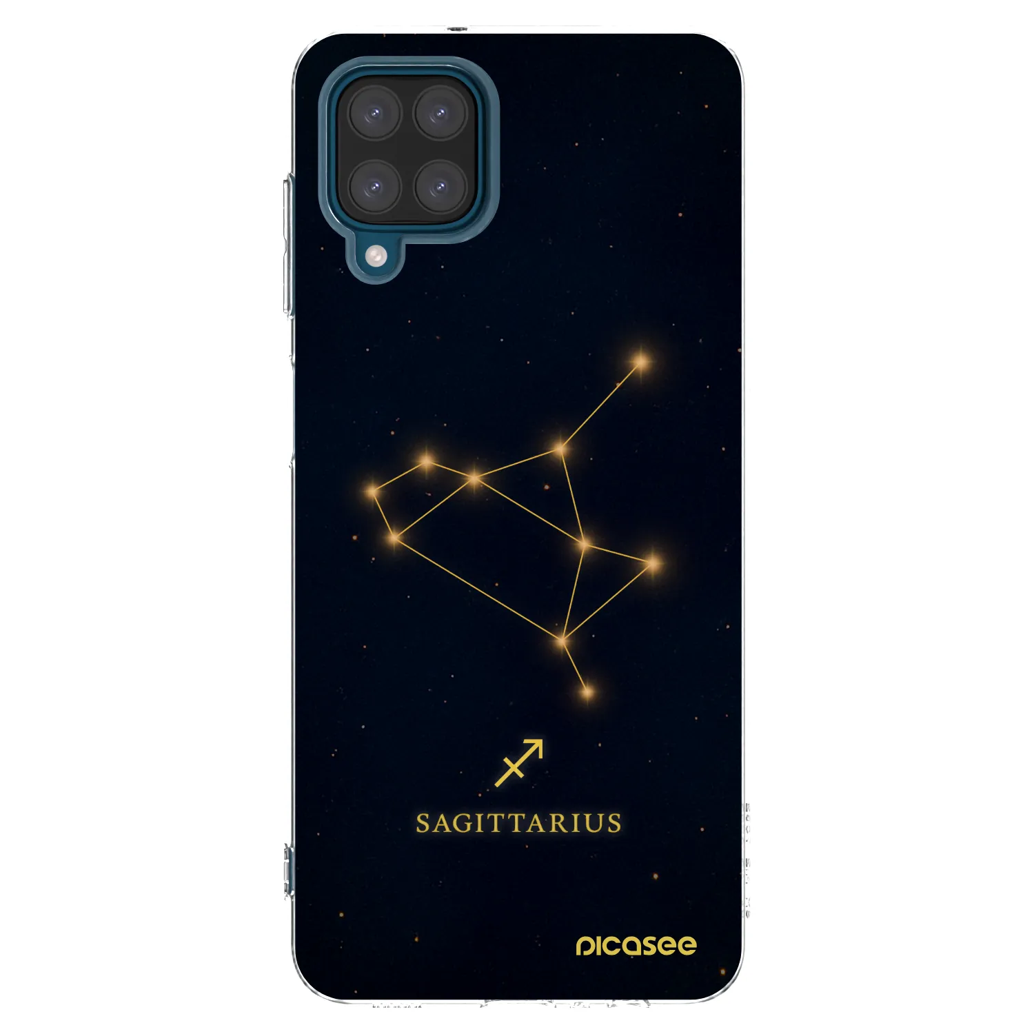 Picasee silikonový průhledný obal pro Samsung Galaxy A12 A125F - SAGITTARIUS