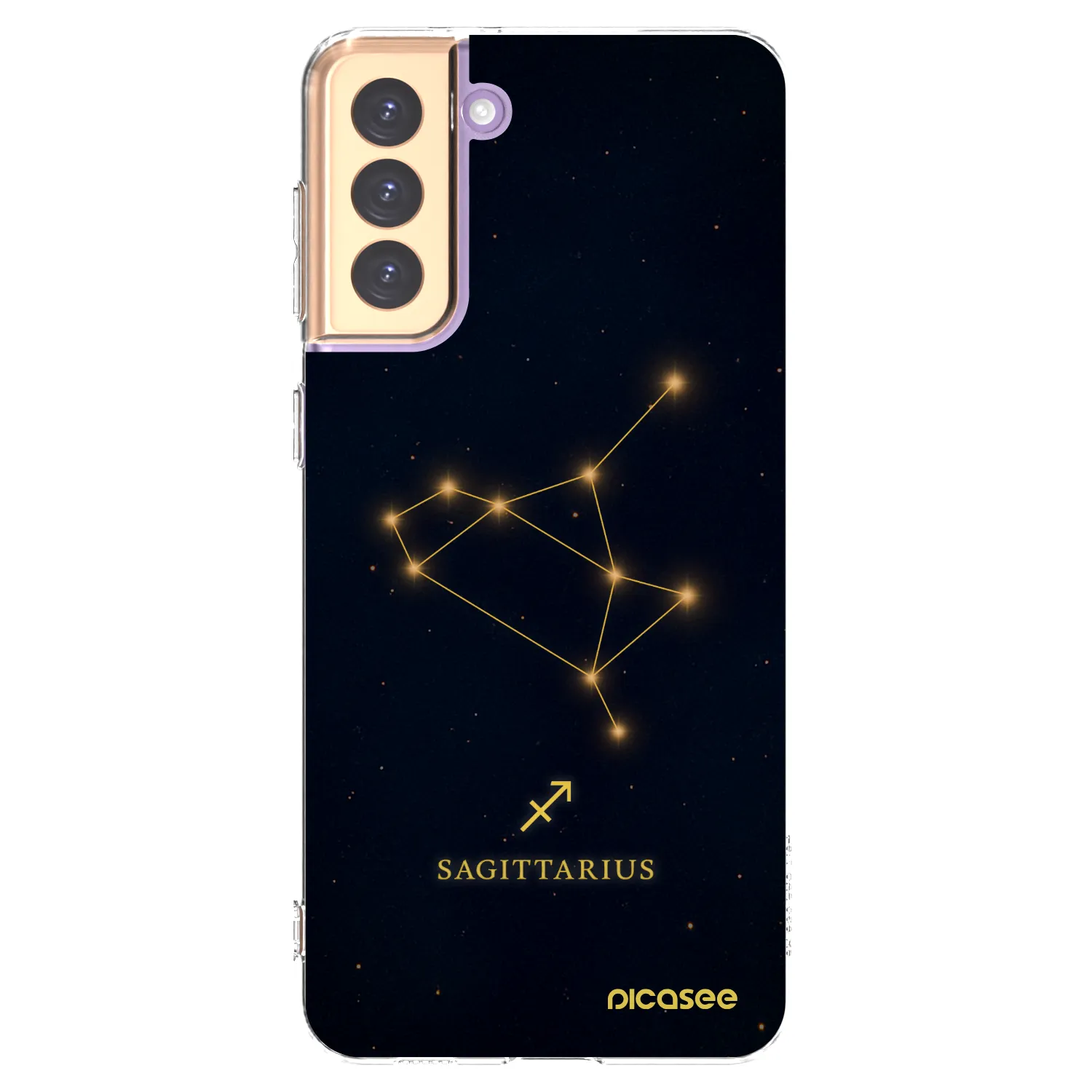 Picasee silikonový průhledný obal pro Samsung Galaxy S21+ 5G G996F - SAGITTARIUS