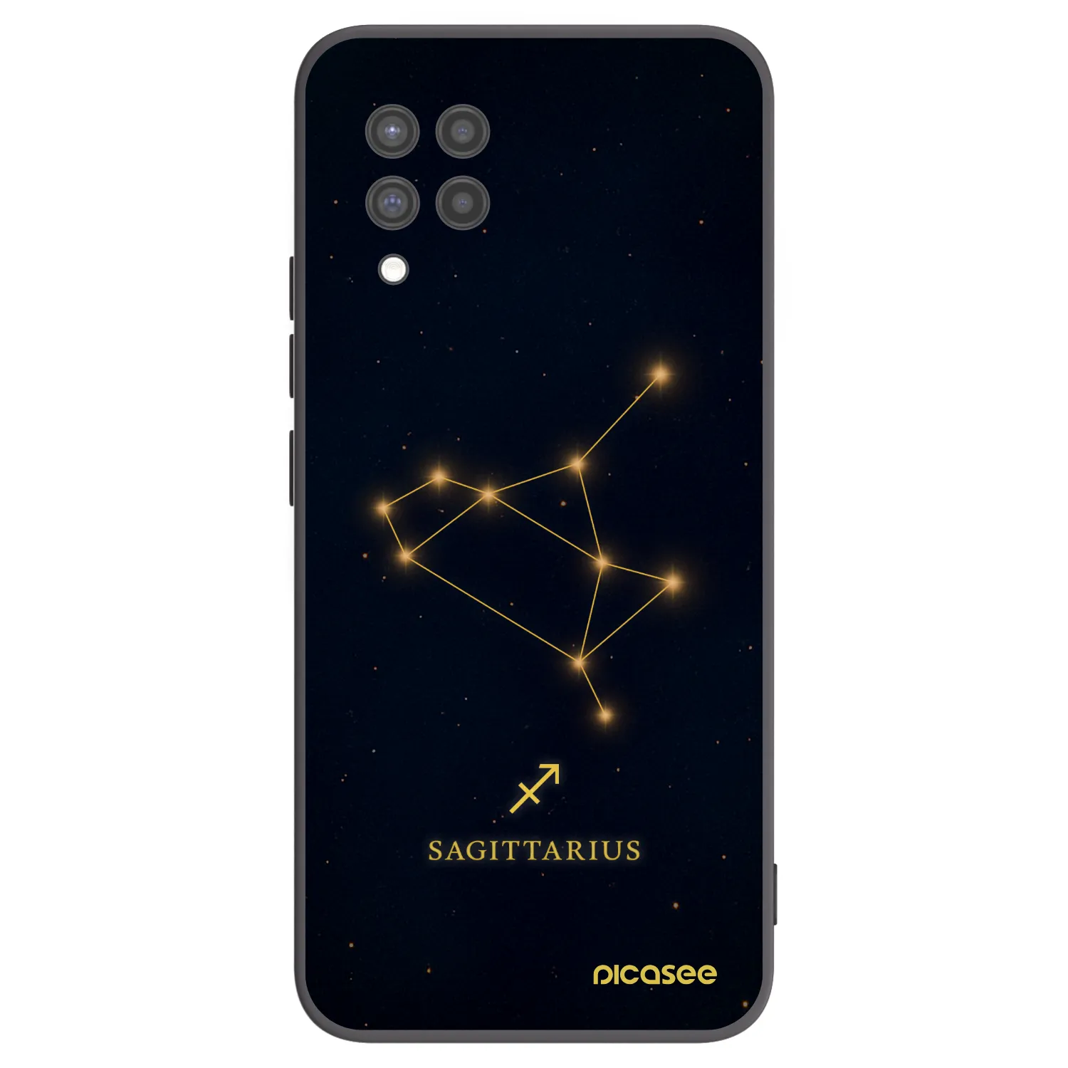 Picasee silikonový černý obal pro Samsung Galaxy A42 A426B - SAGITTARIUS