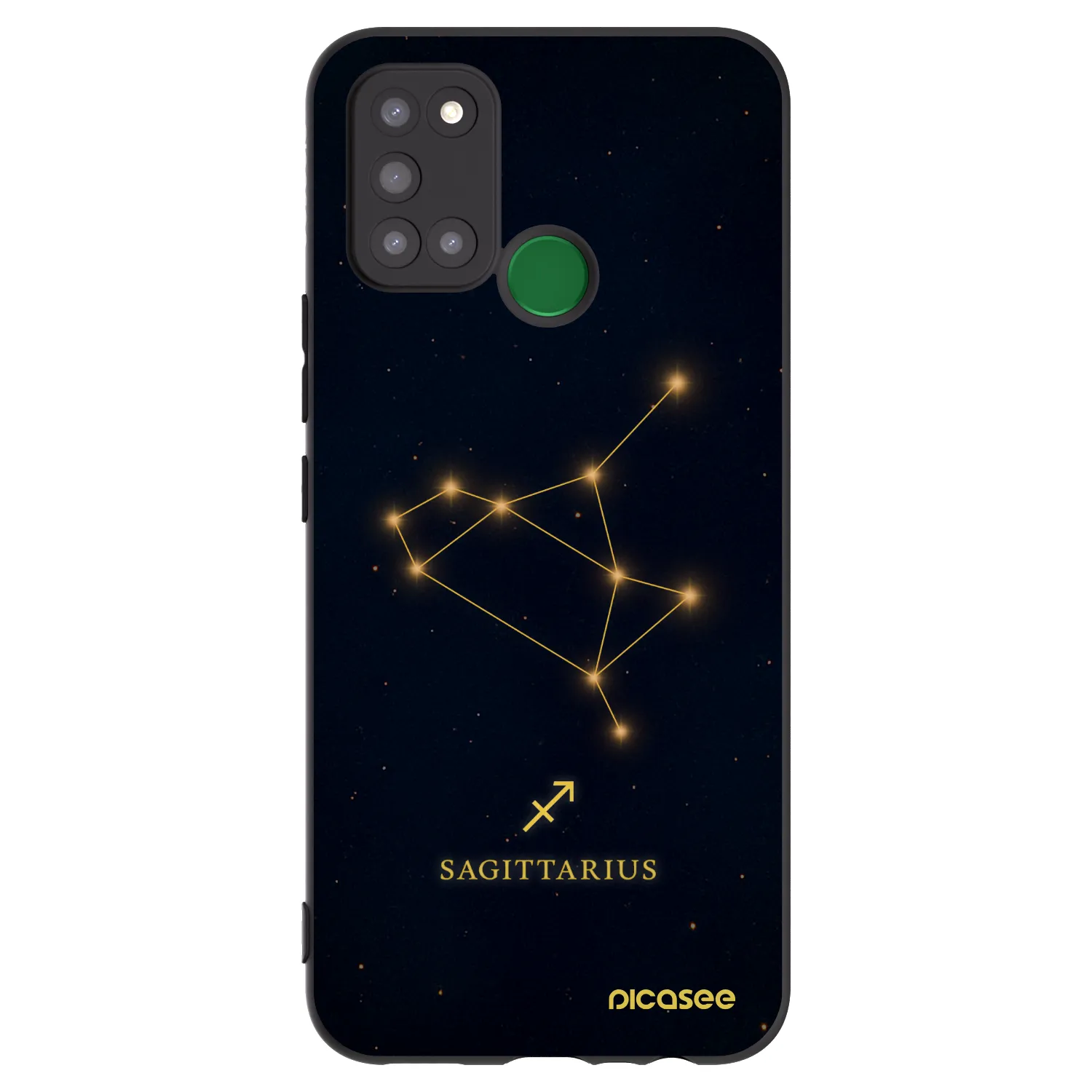 Picasee silikonový černý obal pro Realme 7i - SAGITTARIUS