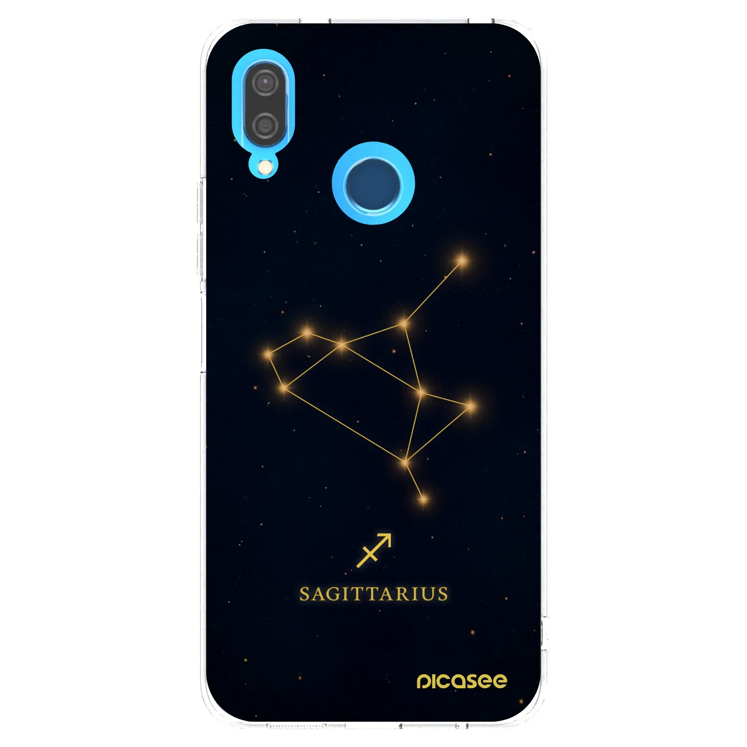 Picasee silikonový průhledný obal pro Huawei P20 Lite - SAGITTARIUS