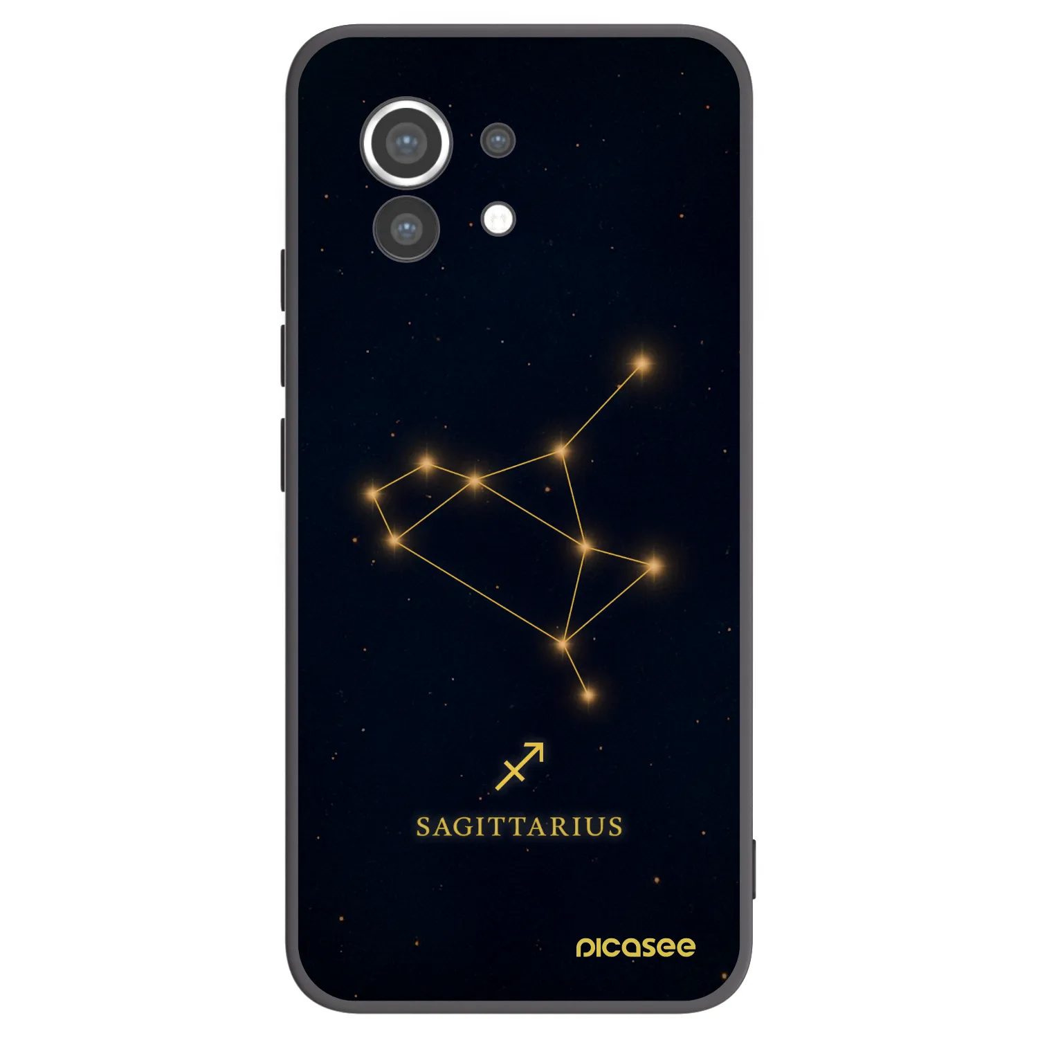 Picasee silikonový černý obal pro Xiaomi Mi 11 - SAGITTARIUS