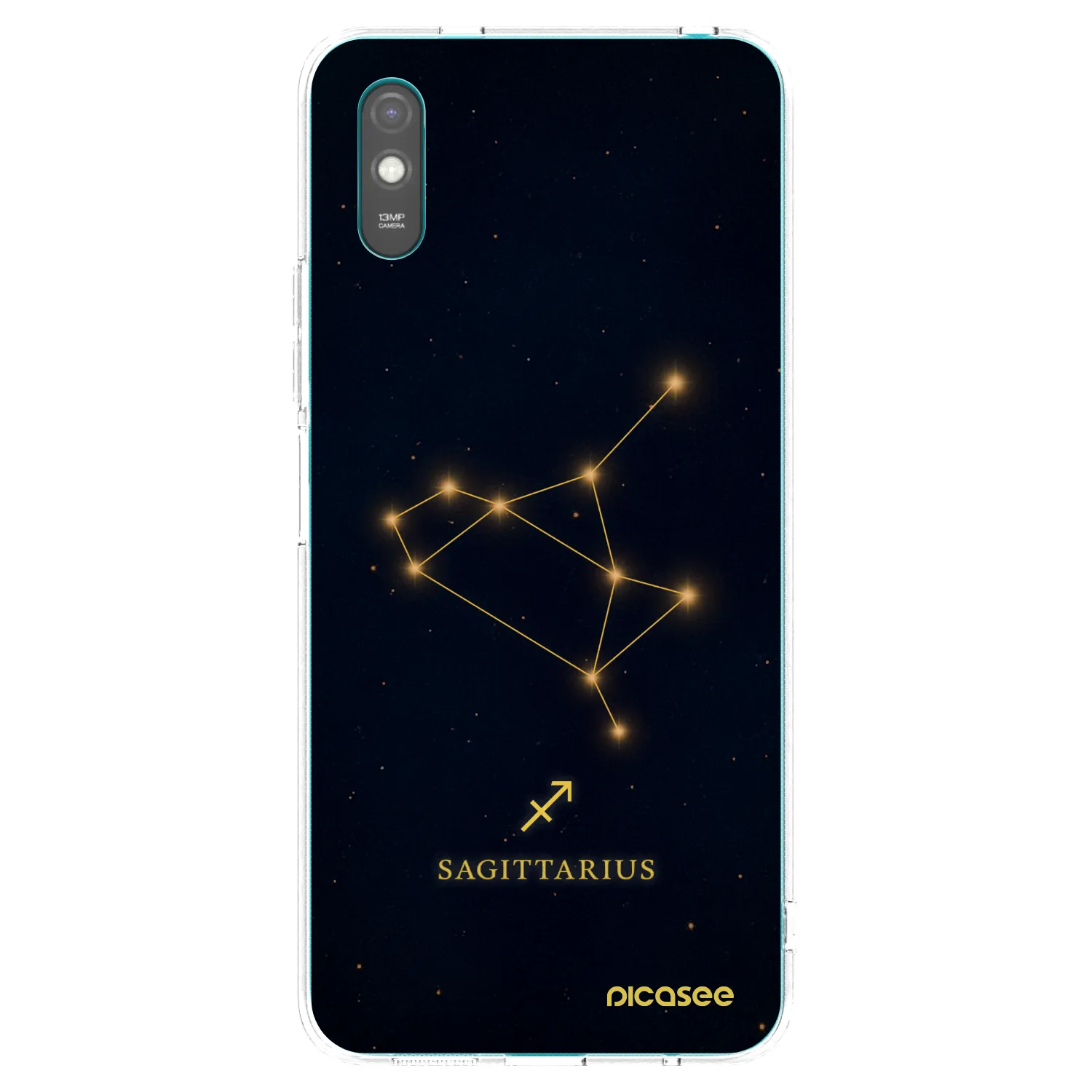 Picasee silikonový průhledný obal pro Xiaomi Redmi 9AT - SAGITTARIUS
