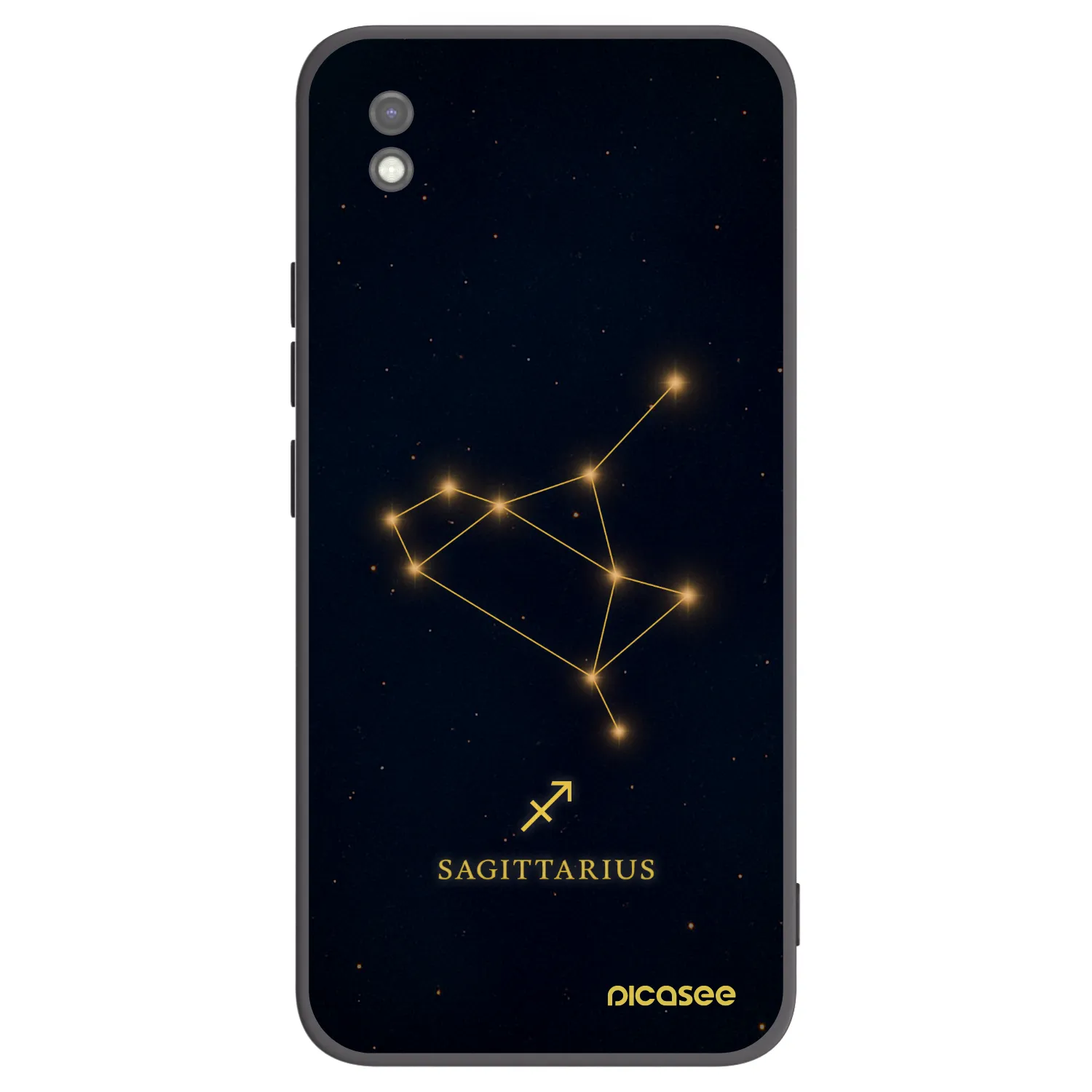 Picasee silikonový černý obal pro Xiaomi Redmi 9AT - SAGITTARIUS