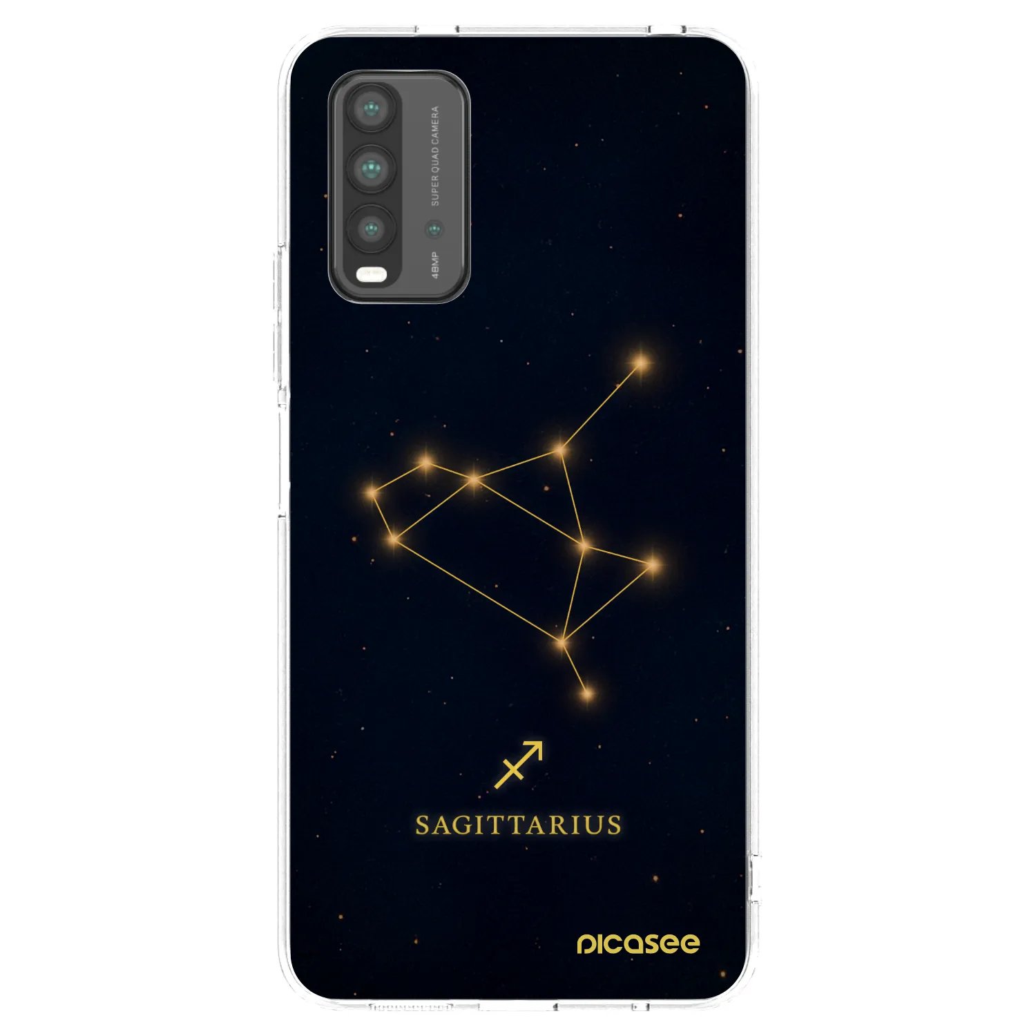 Picasee silikonový průhledný obal pro Xiaomi Redmi 9T - SAGITTARIUS