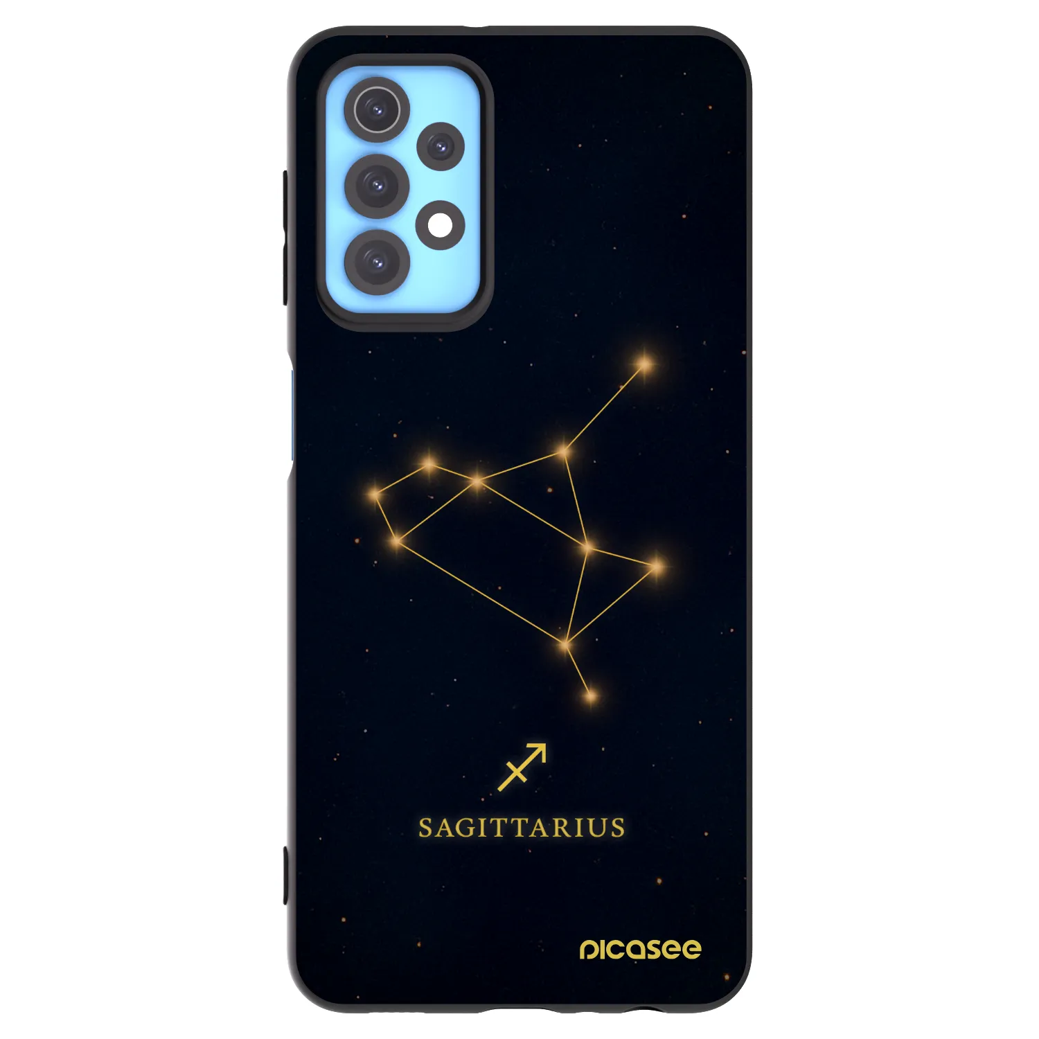 Picasee silikonový černý obal pro Samsung Galaxy A32 4G SM-A325F - SAGITTARIUS