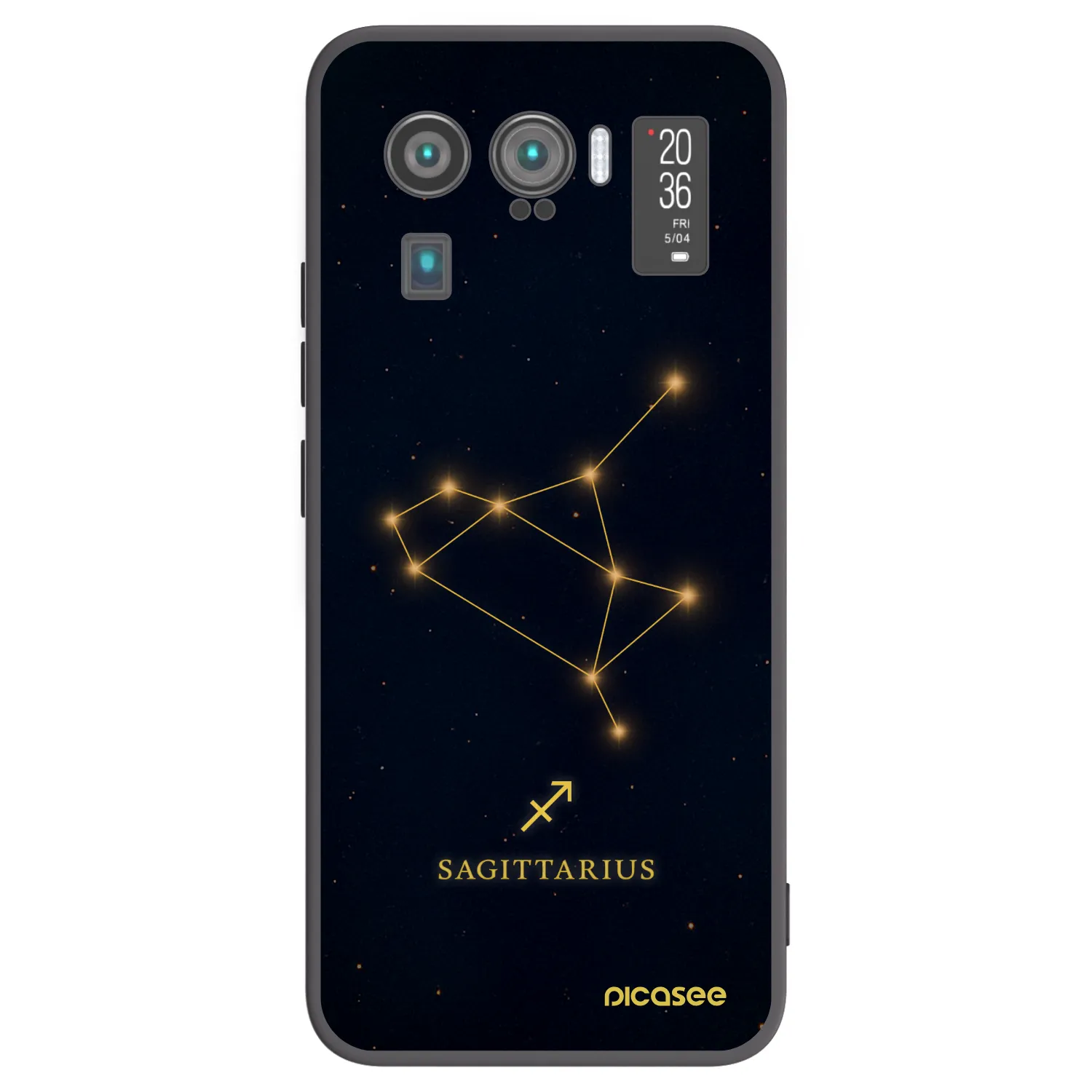 Picasee silikonový černý obal pro Xiaomi Mi 11 Ultra - SAGITTARIUS