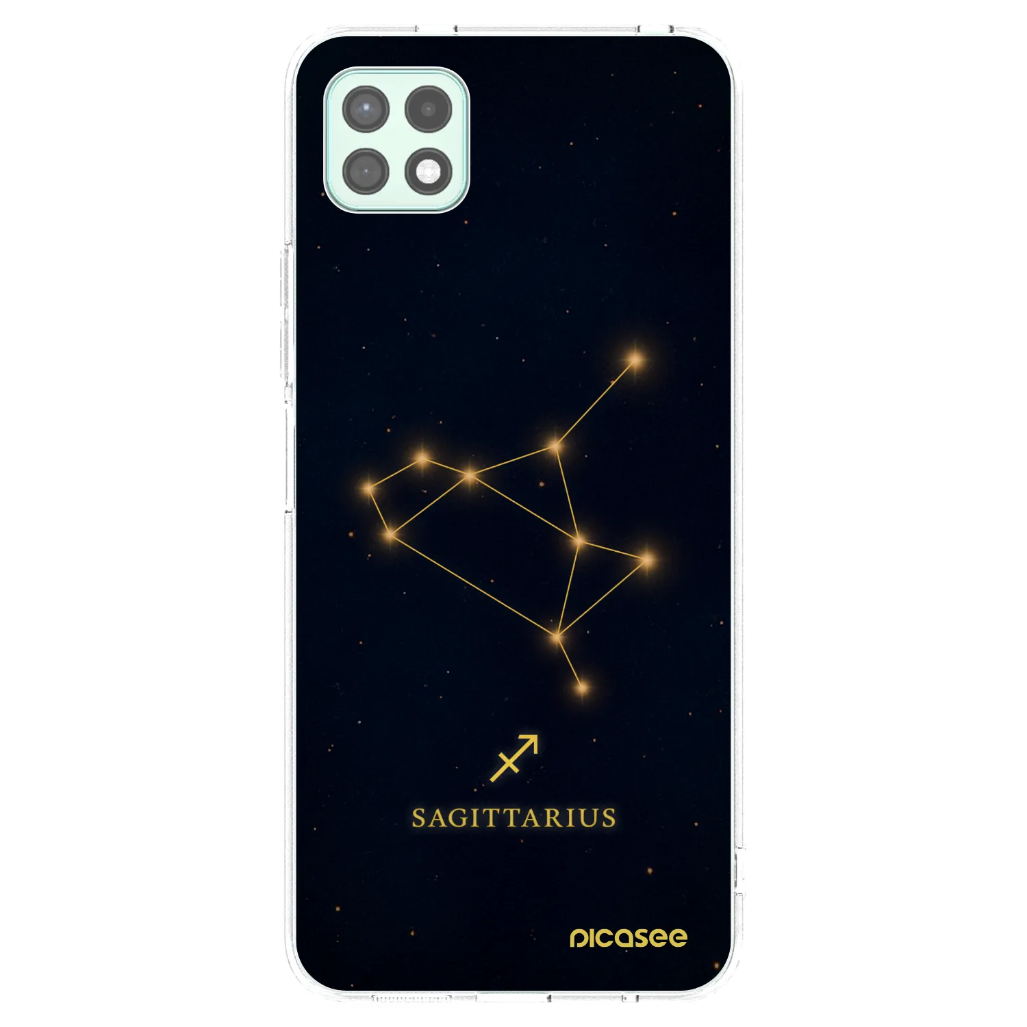 Picasee silikonový průhledný obal pro Samsung Galaxy A22 A226B 5G - SAGITTARIUS