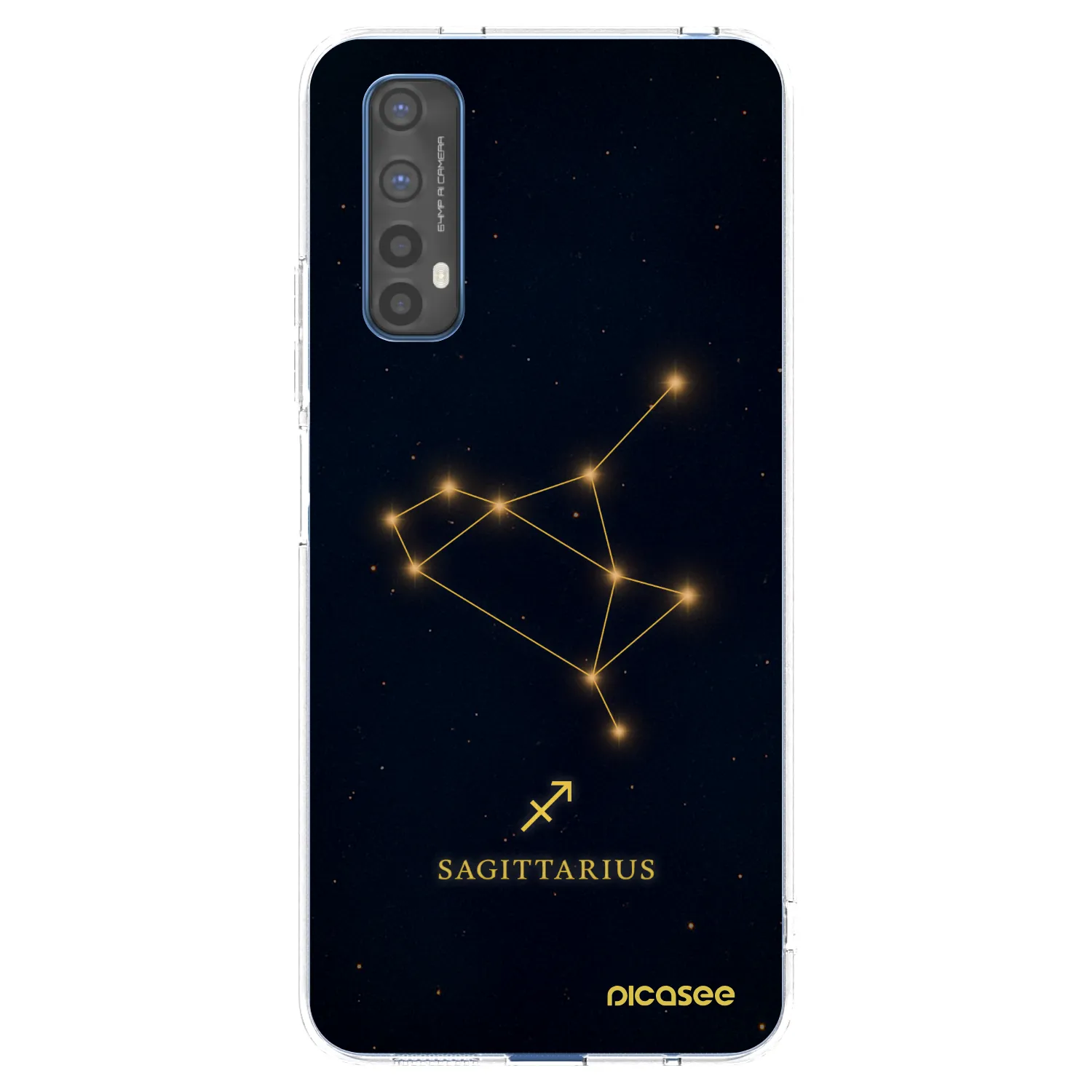 Picasee silikonový průhledný obal pro Realme 7 - SAGITTARIUS