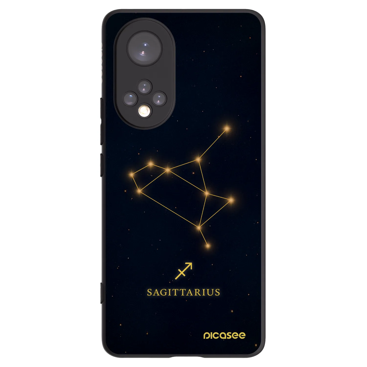 Picasee silikonový černý obal pro Honor 50 5G - SAGITTARIUS