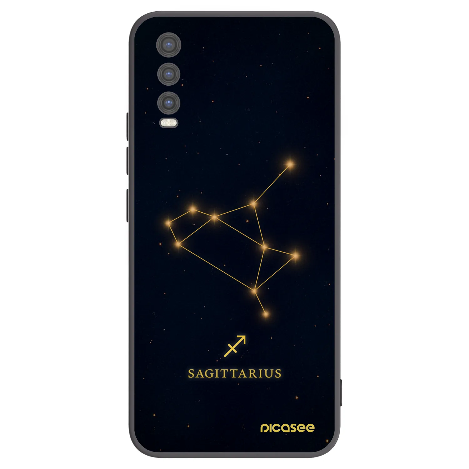 Picasee silikonový černý obal pro Vivo Y20s - SAGITTARIUS