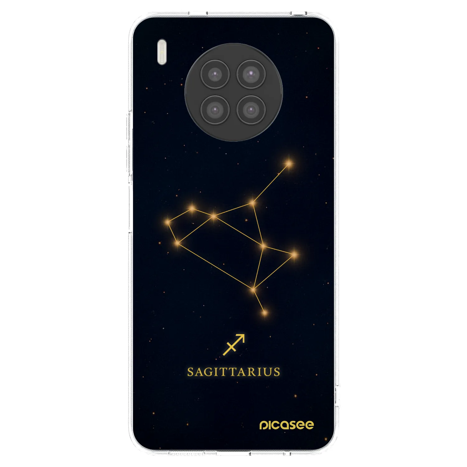 Picasee silikonový průhledný obal pro Huawei Nova 8i - SAGITTARIUS
