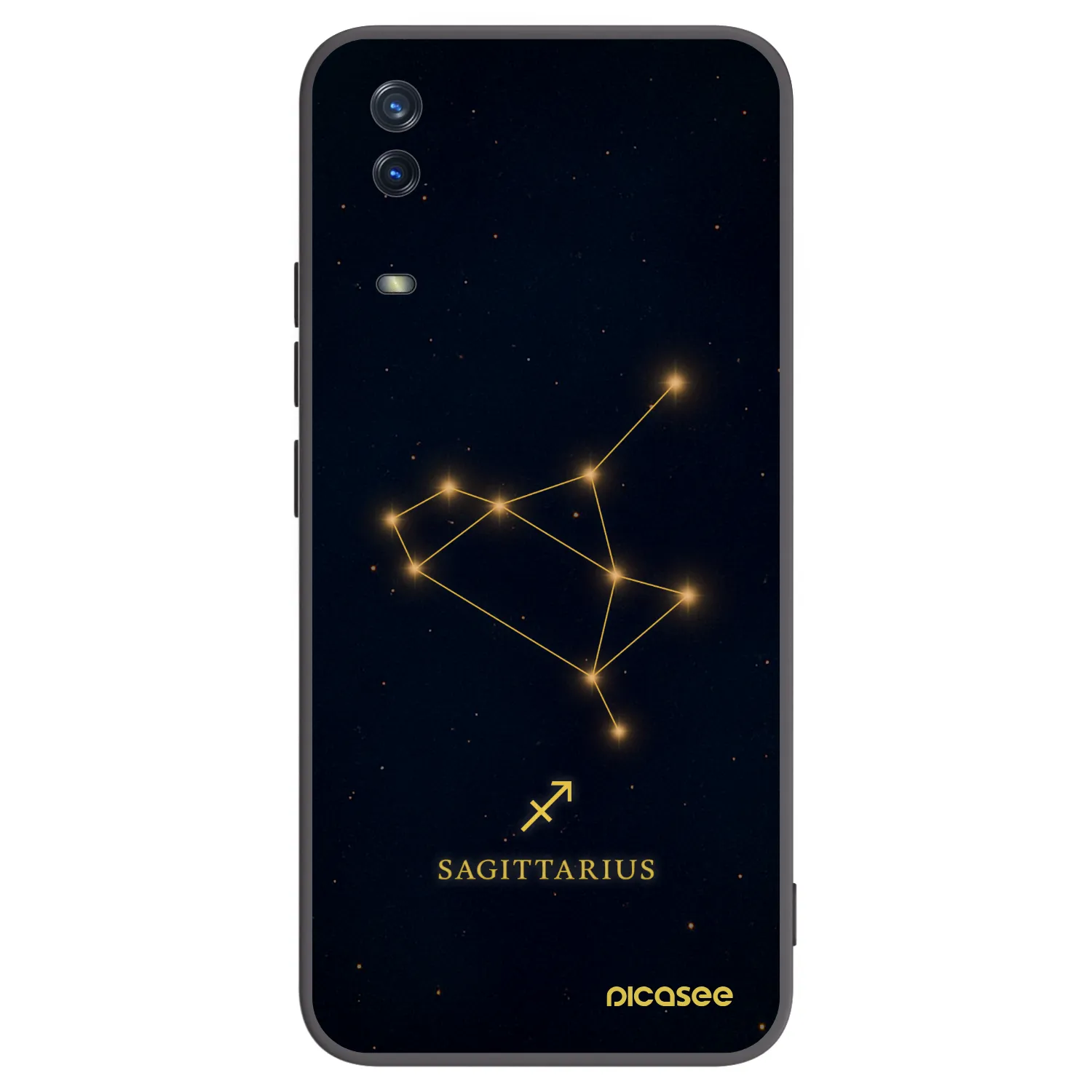 Picasee silikonový černý obal pro Vivo Y11s - SAGITTARIUS