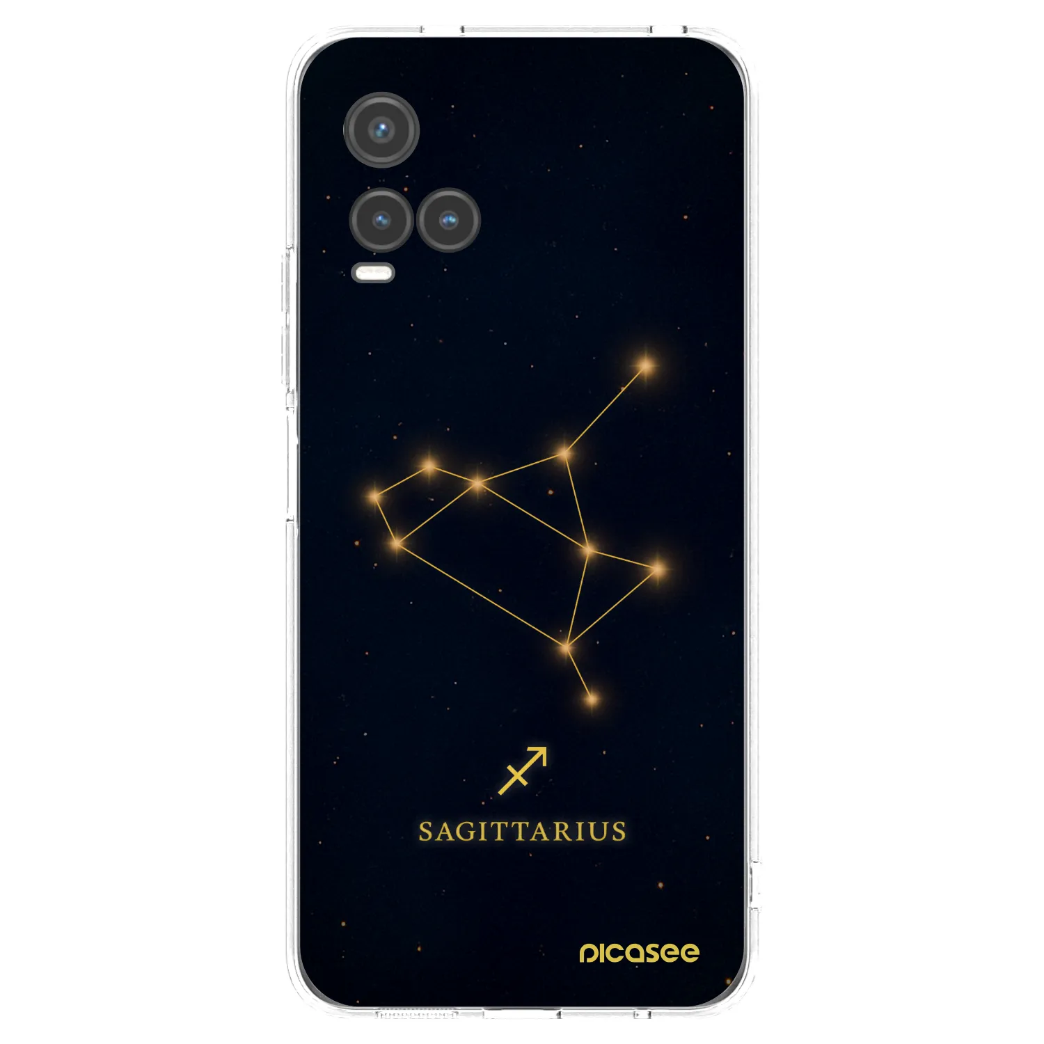 Picasee silikonový průhledný obal pro Vivo Y33s - SAGITTARIUS