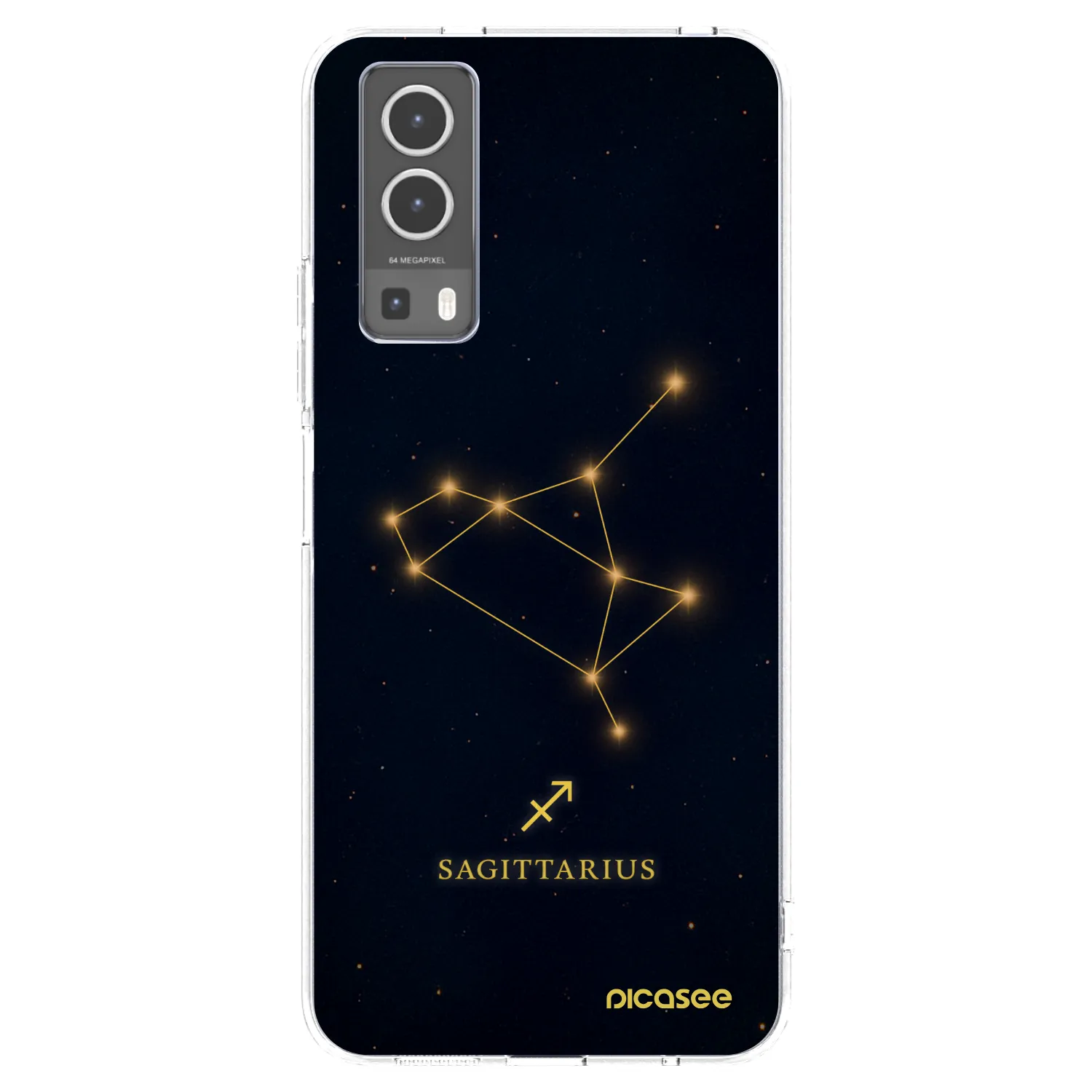 Picasee silikonový průhledný obal pro Vivo Y72 5G - SAGITTARIUS