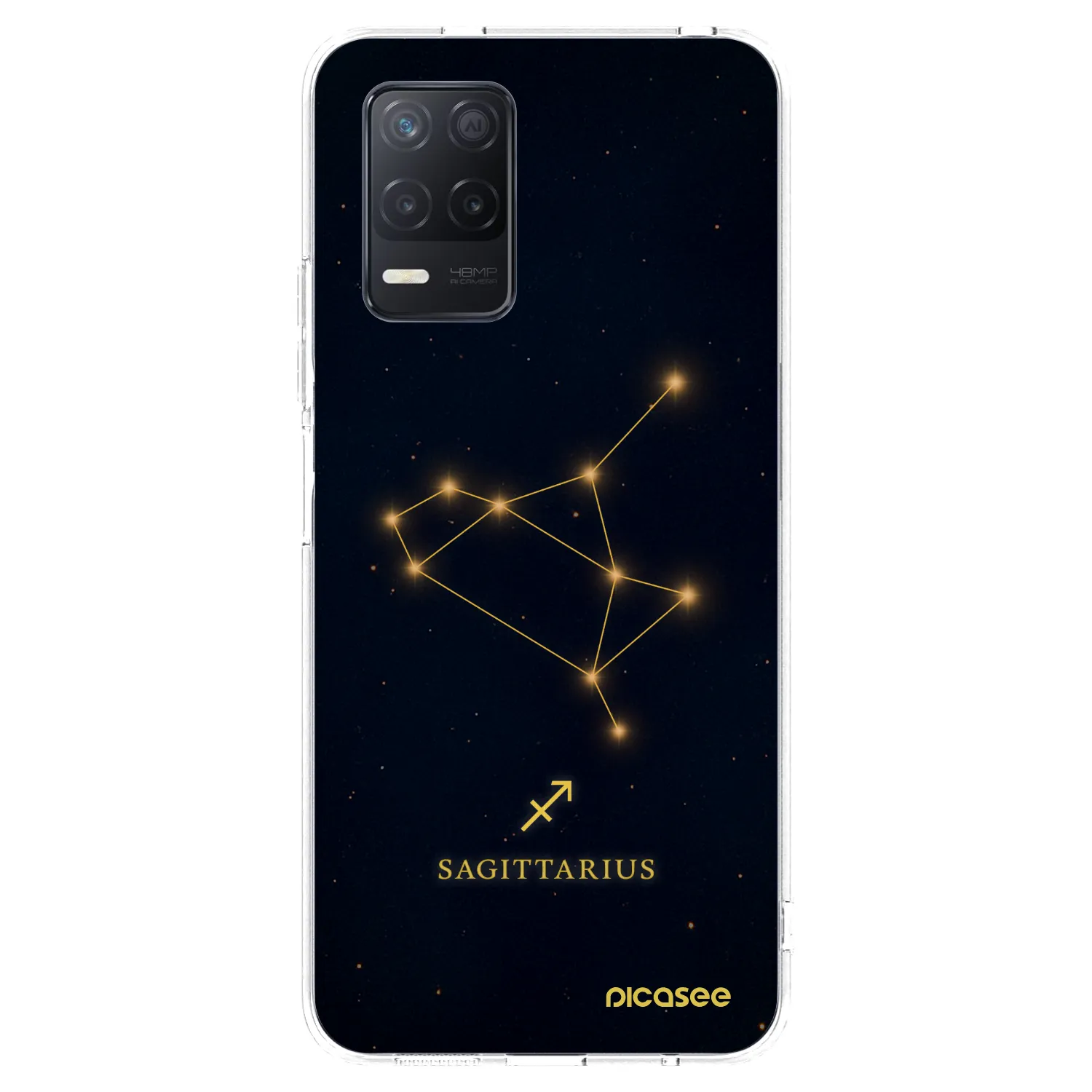 Picasee silikonový průhledný obal pro Realme 8 5G - SAGITTARIUS