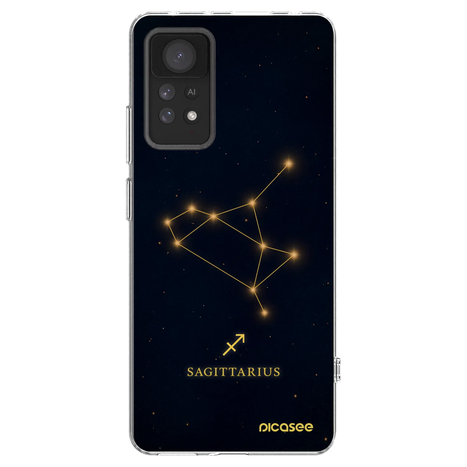 Picasee silikonový průhledný obal pro Xiaomi Redmi Note 11 Pro - SAGITTARIUS