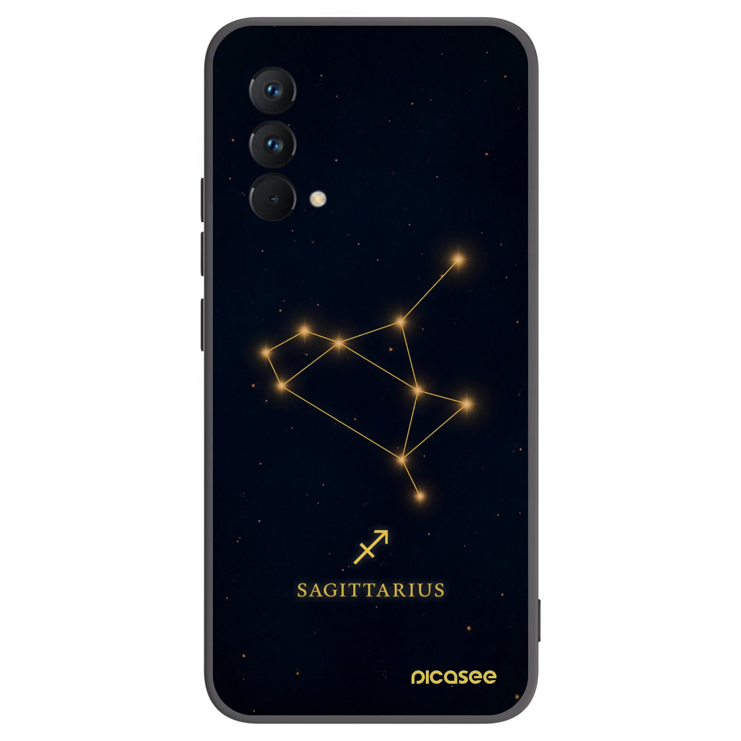 Picasee silikonový černý obal pro Realme GT Master Edition 5G - SAGITTARIUS