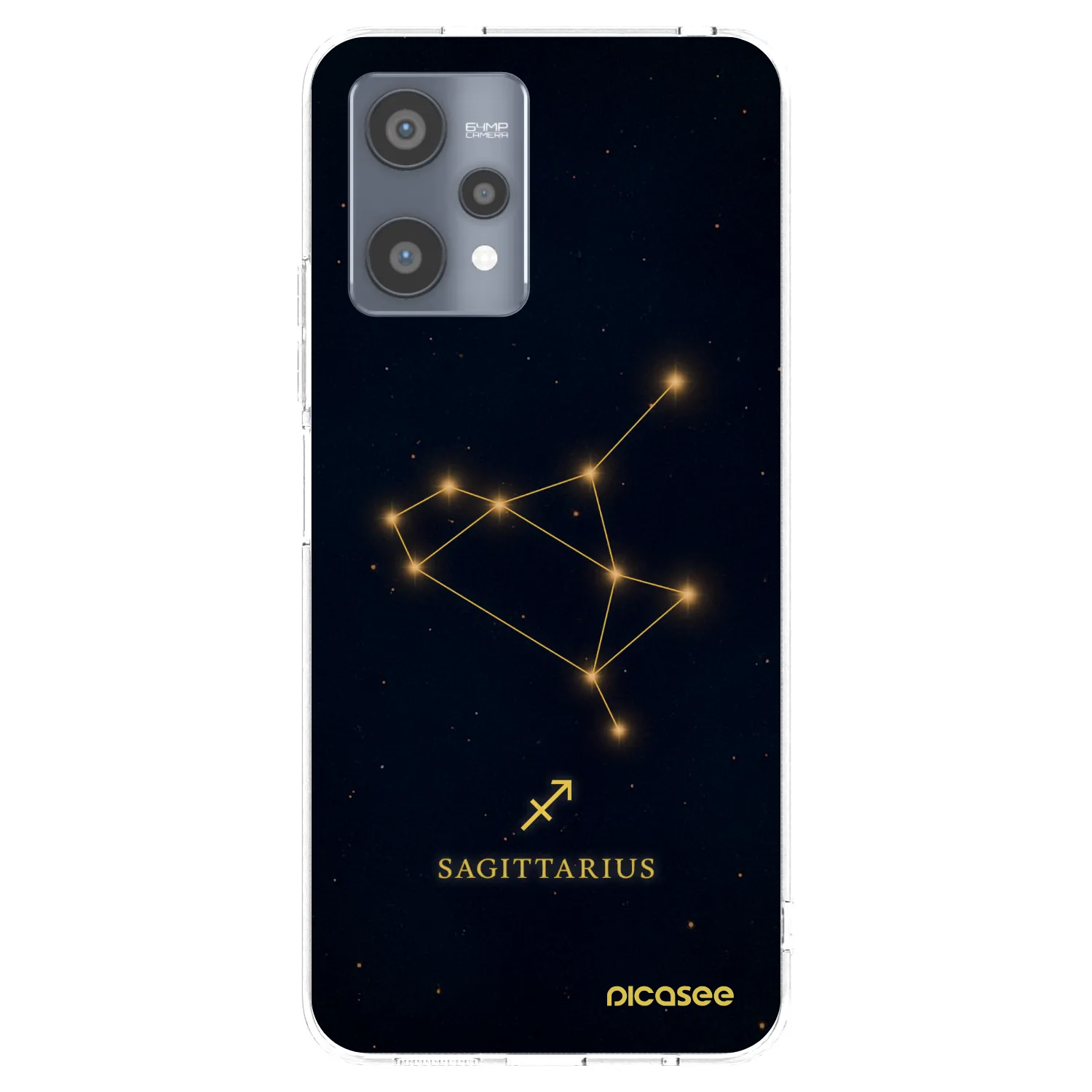 Picasee silikonový průhledný obal pro Realme 9 Pro 5G - SAGITTARIUS