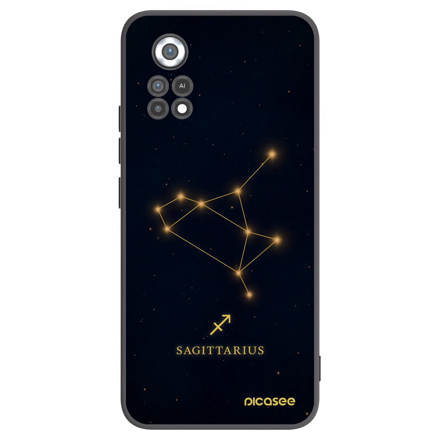 Picasee silikonový černý obal pro Xiaomi Poco X4 Pro 5G - SAGITTARIUS
