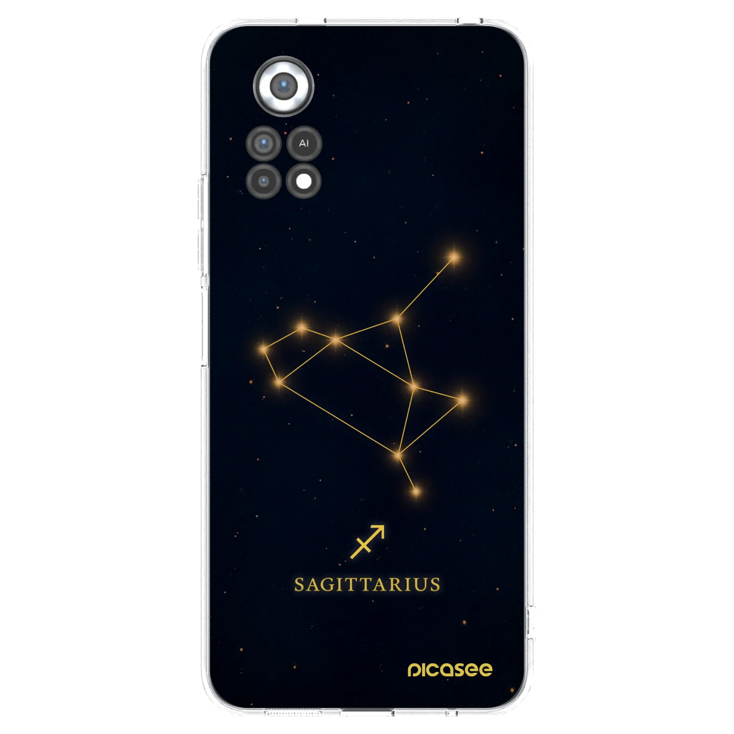 Picasee silikonový průhledný obal pro Xiaomi Poco X4 Pro 5G - SAGITTARIUS