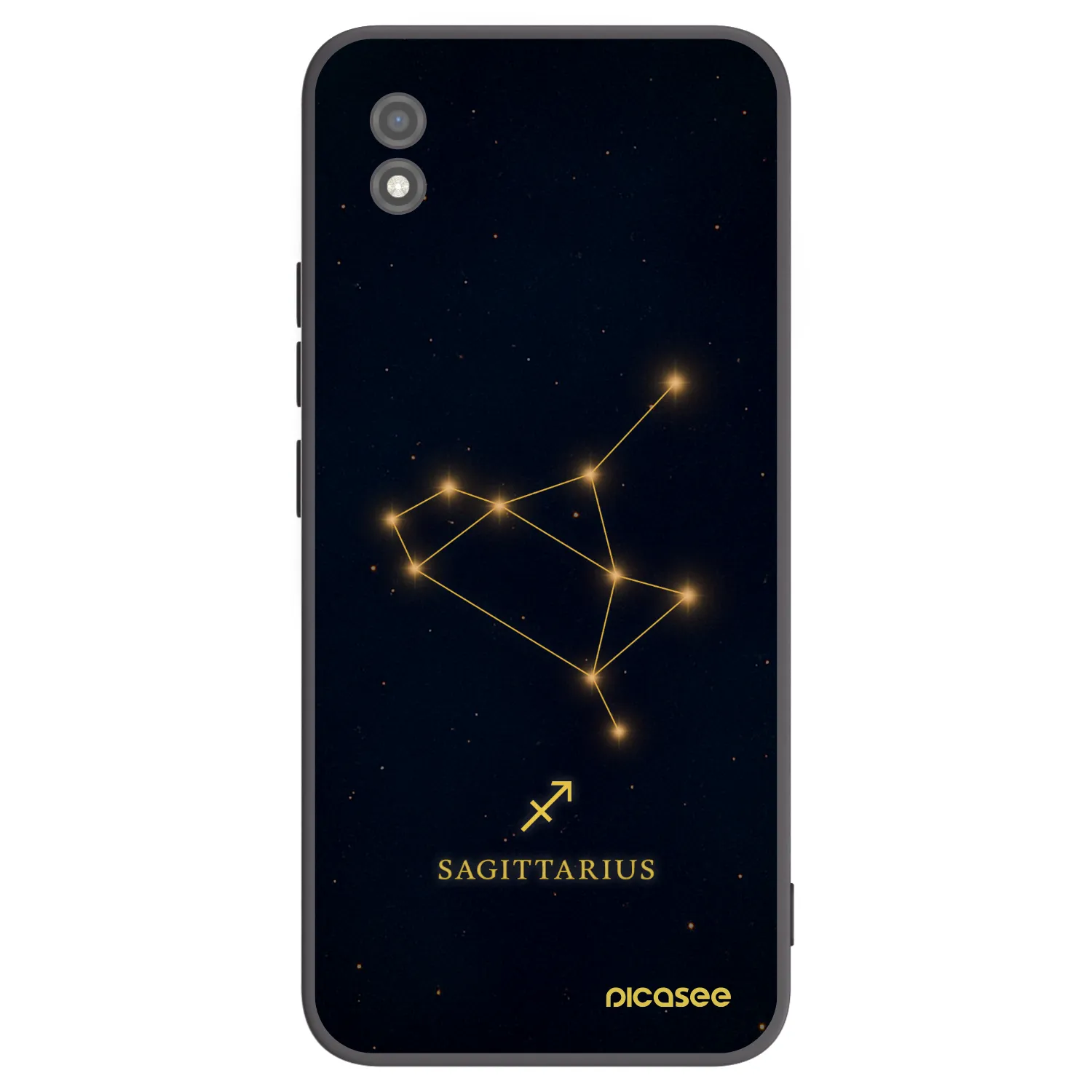 Picasee silikonový černý obal pro Realme C11 (2021) - SAGITTARIUS