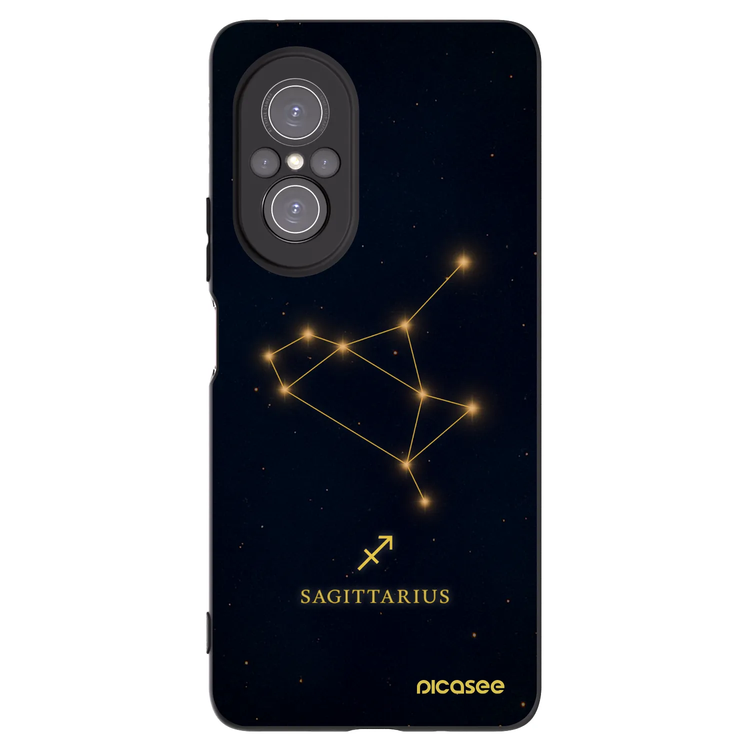 Picasee silikonový černý obal pro Huawei Nova 9 SE - SAGITTARIUS