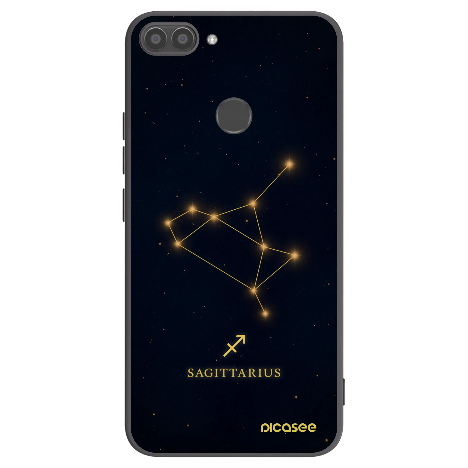 Picasee silikonový černý obal pro Huawei P Smart - SAGITTARIUS