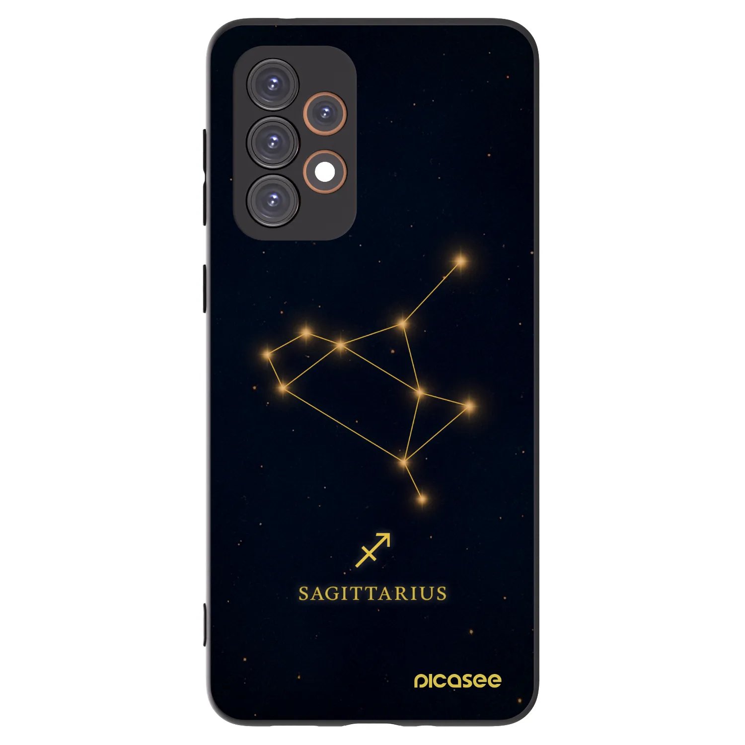 Picasee silikonový černý obal pro Samsung Galaxy A33 5G A336 - SAGITTARIUS