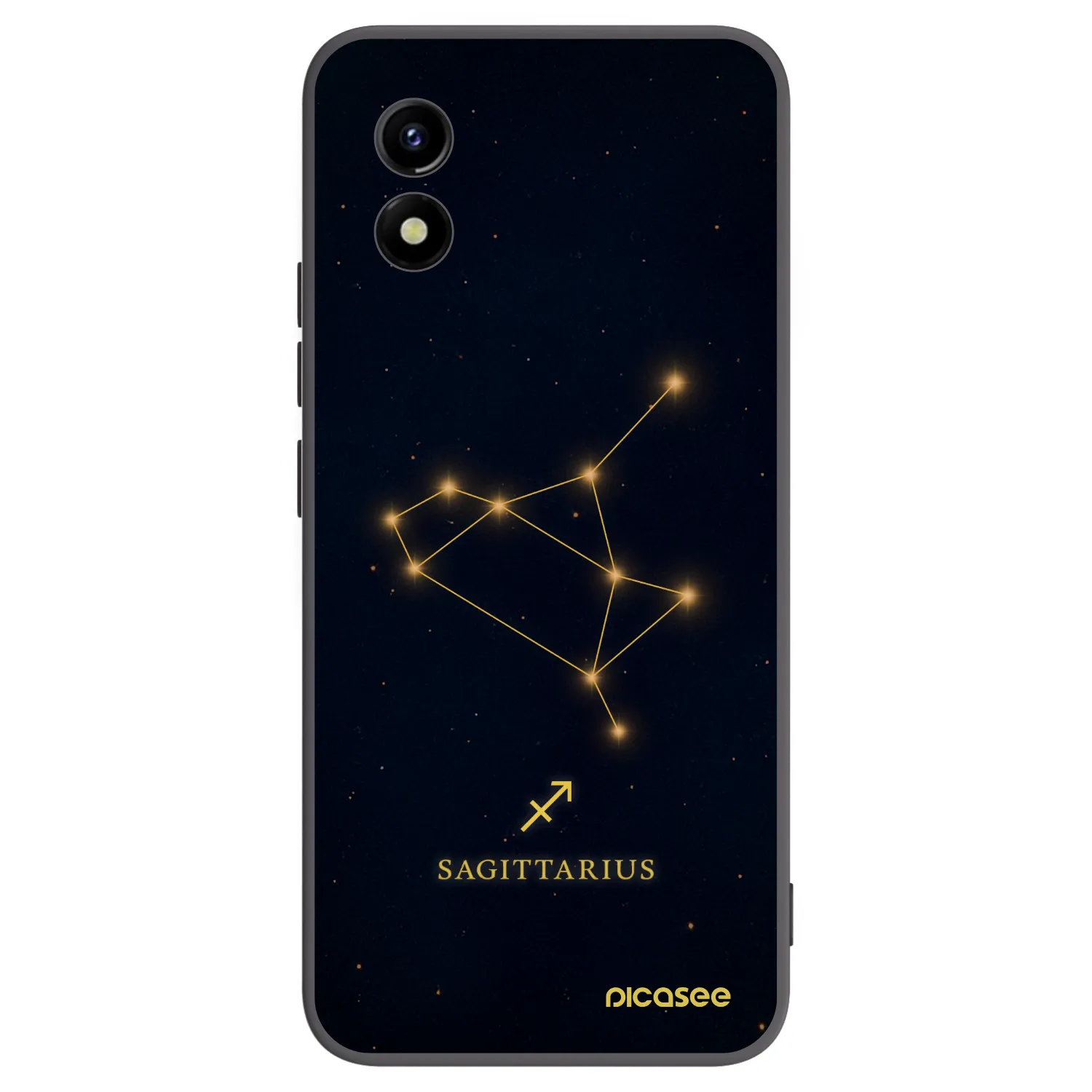 Picasee silikonový černý obal pro Vivo Y01 - SAGITTARIUS