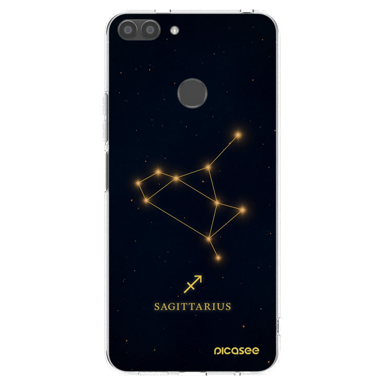 Picasee silikonový průhledný obal pro Huawei P Smart - SAGITTARIUS