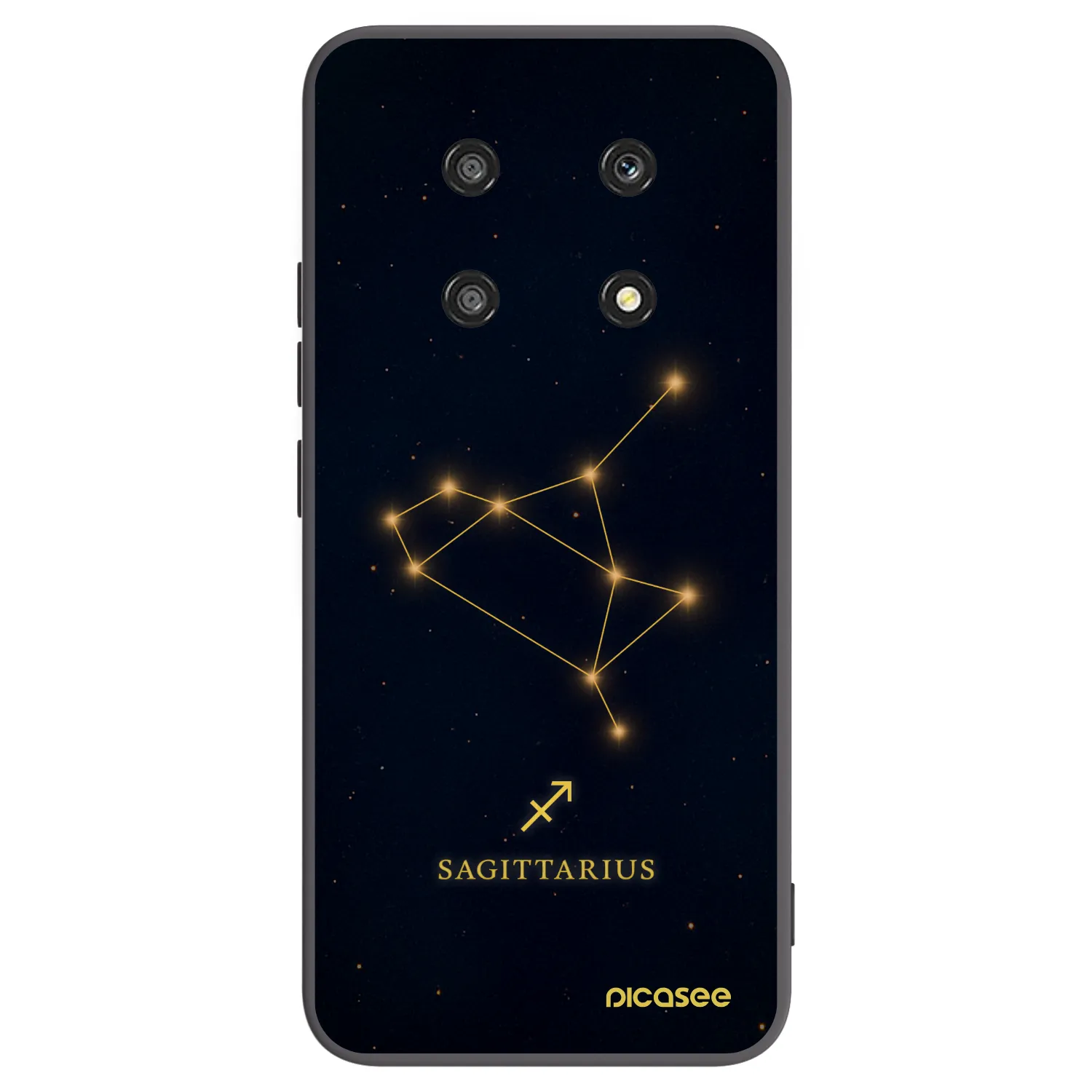 Picasee silikonový černý obal pro Honor Magic4 Lite 5G - SAGITTARIUS
