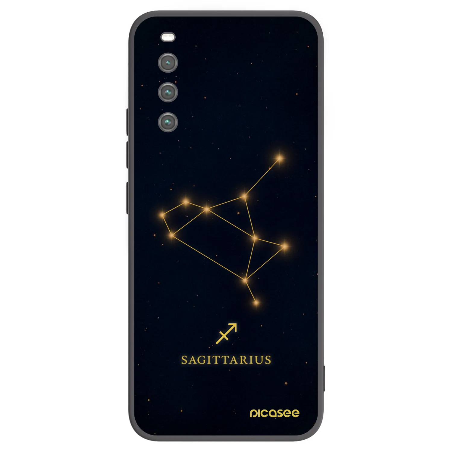 Picasee silikonový černý obal pro Sony Xperia 10 IV 5G - SAGITTARIUS