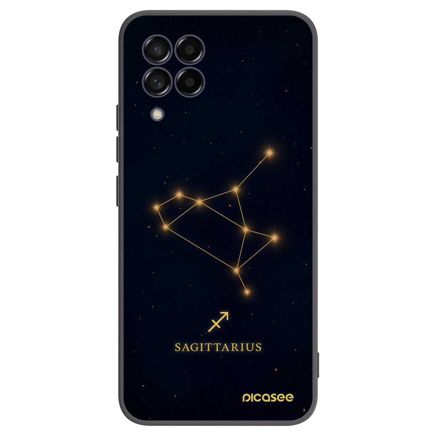 Picasee silikonový černý obal pro Samsung Galaxy M53 5G - SAGITTARIUS