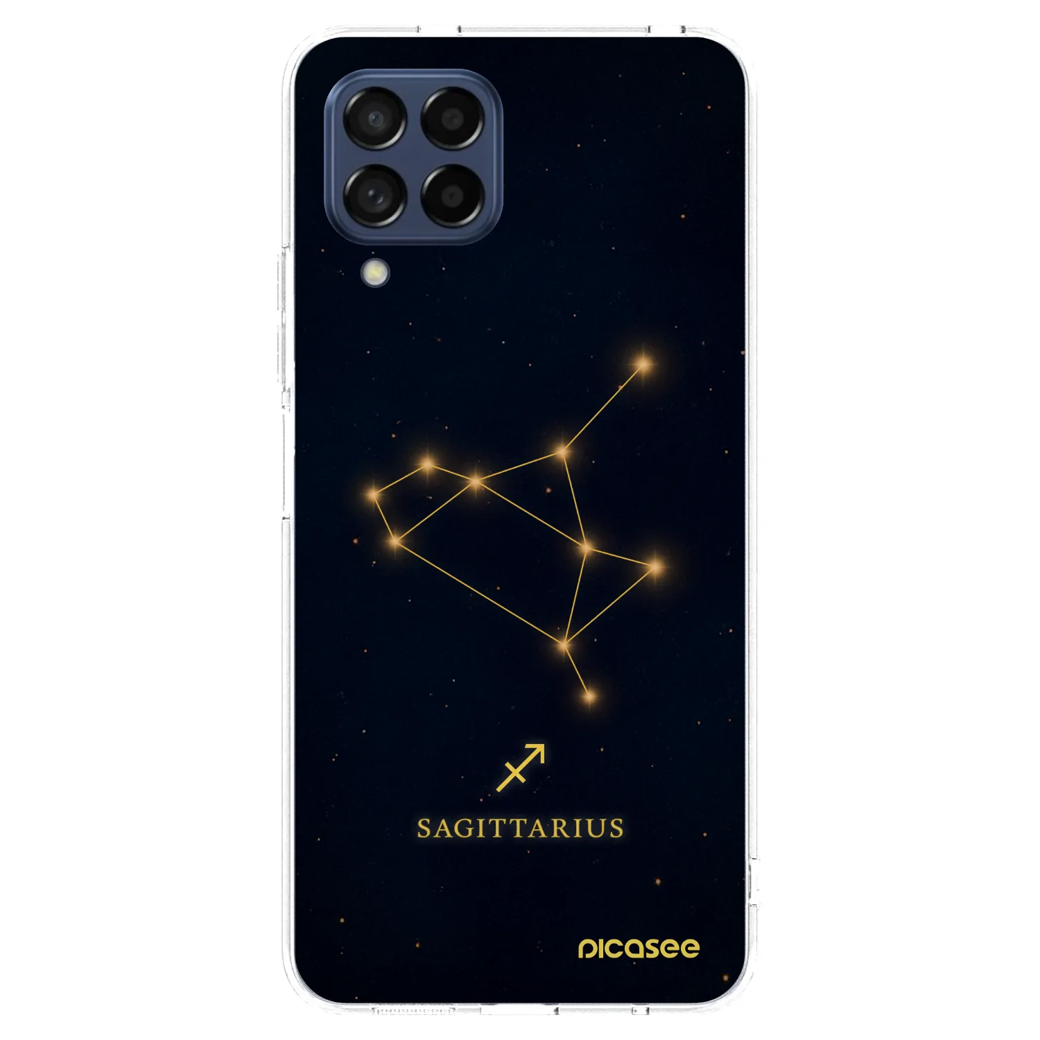 Picasee silikonový průhledný obal pro Samsung Galaxy M53 5G - SAGITTARIUS