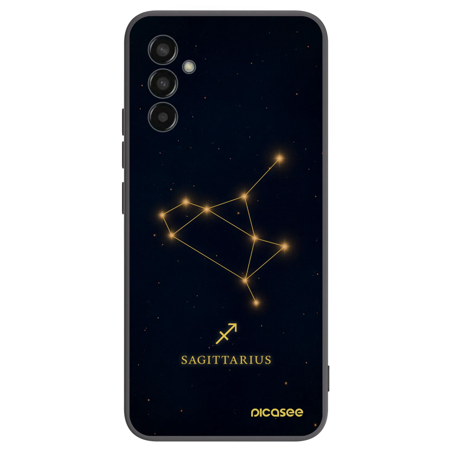 Picasee silikonový černý obal pro Samsung Galaxy M13 M135F - SAGITTARIUS